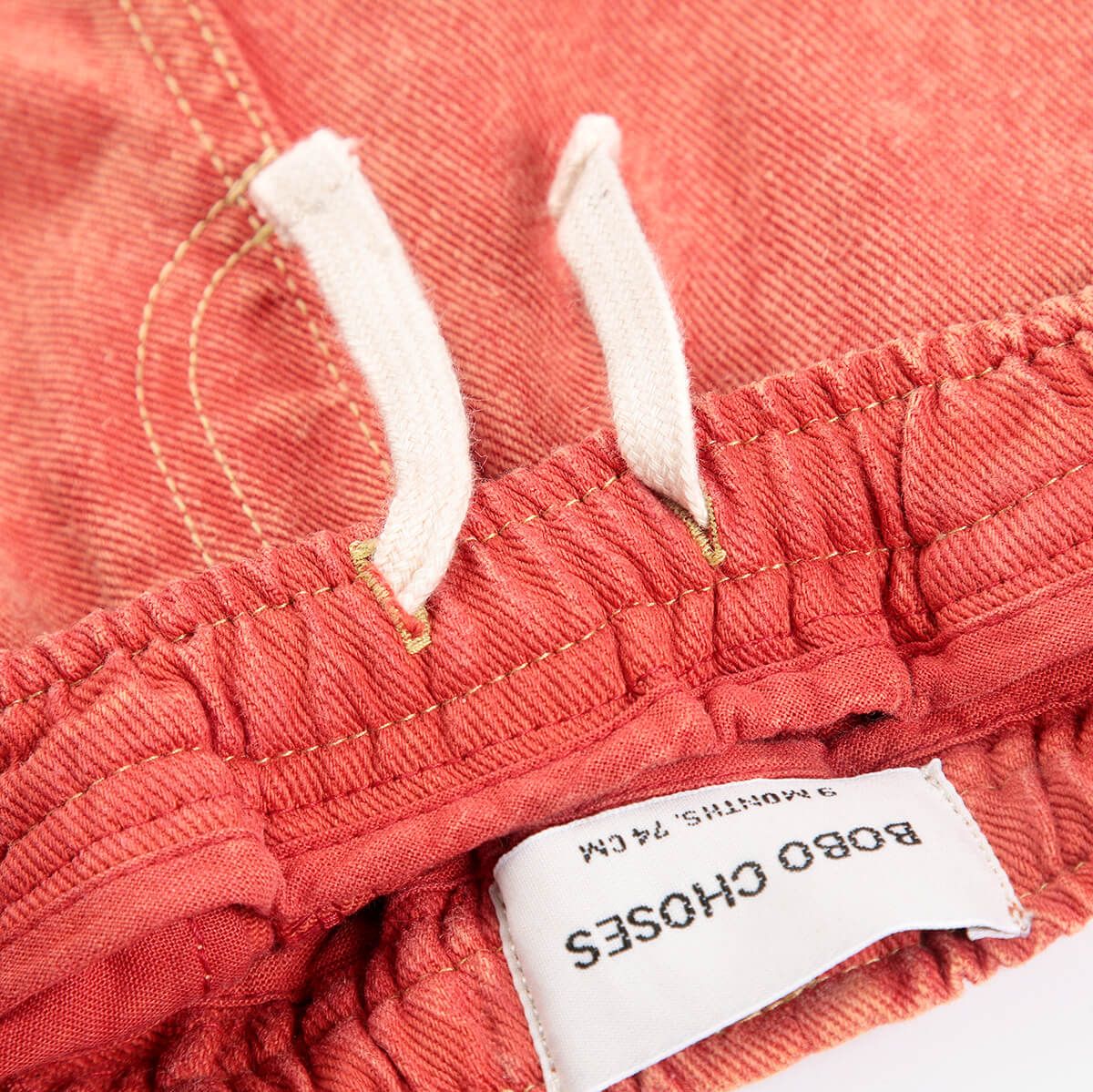 Booo Bo Choses Tag Denim Baby Pants by Bobo Choses