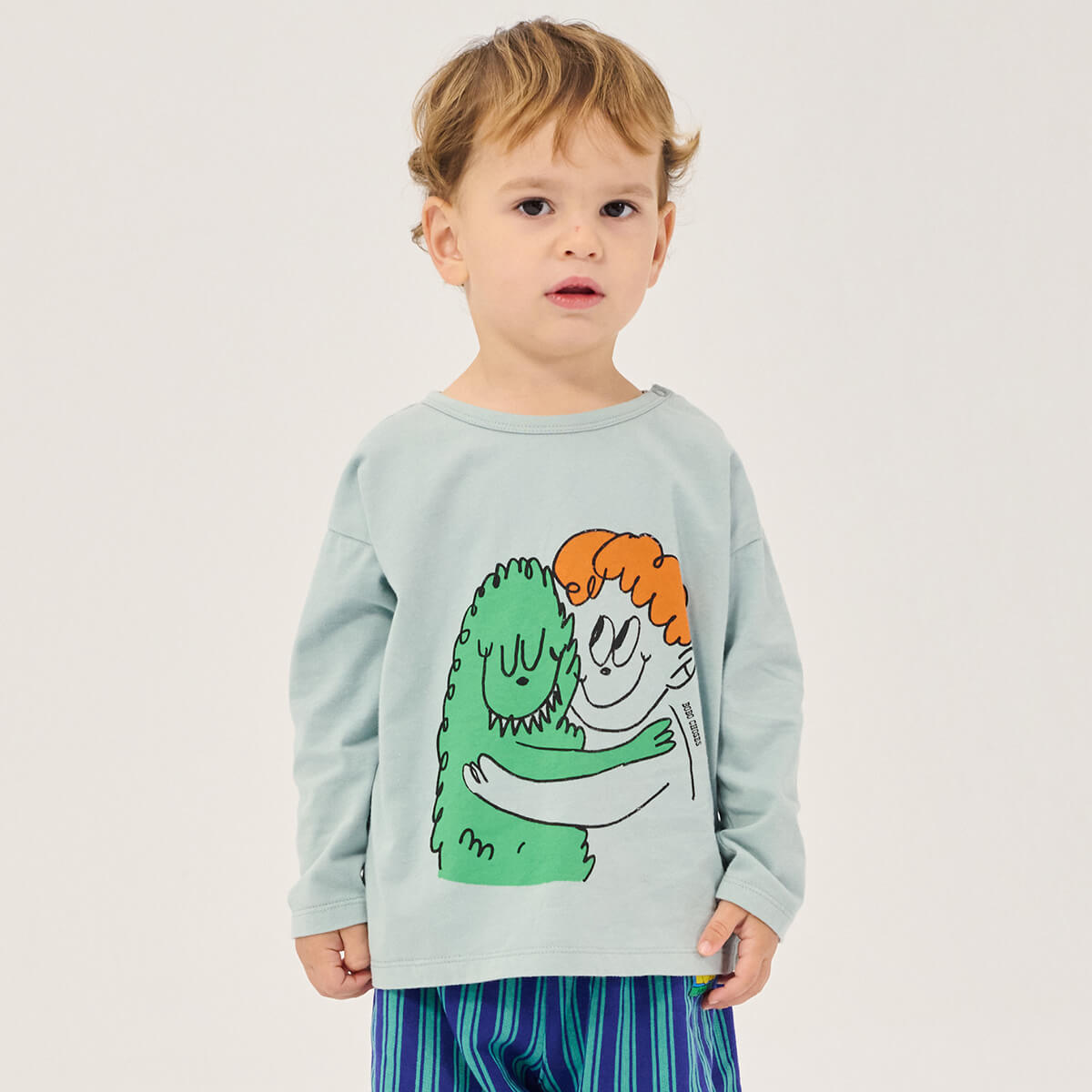 Hug Hairy Monster Baby T-Shirt by Bobo Choses