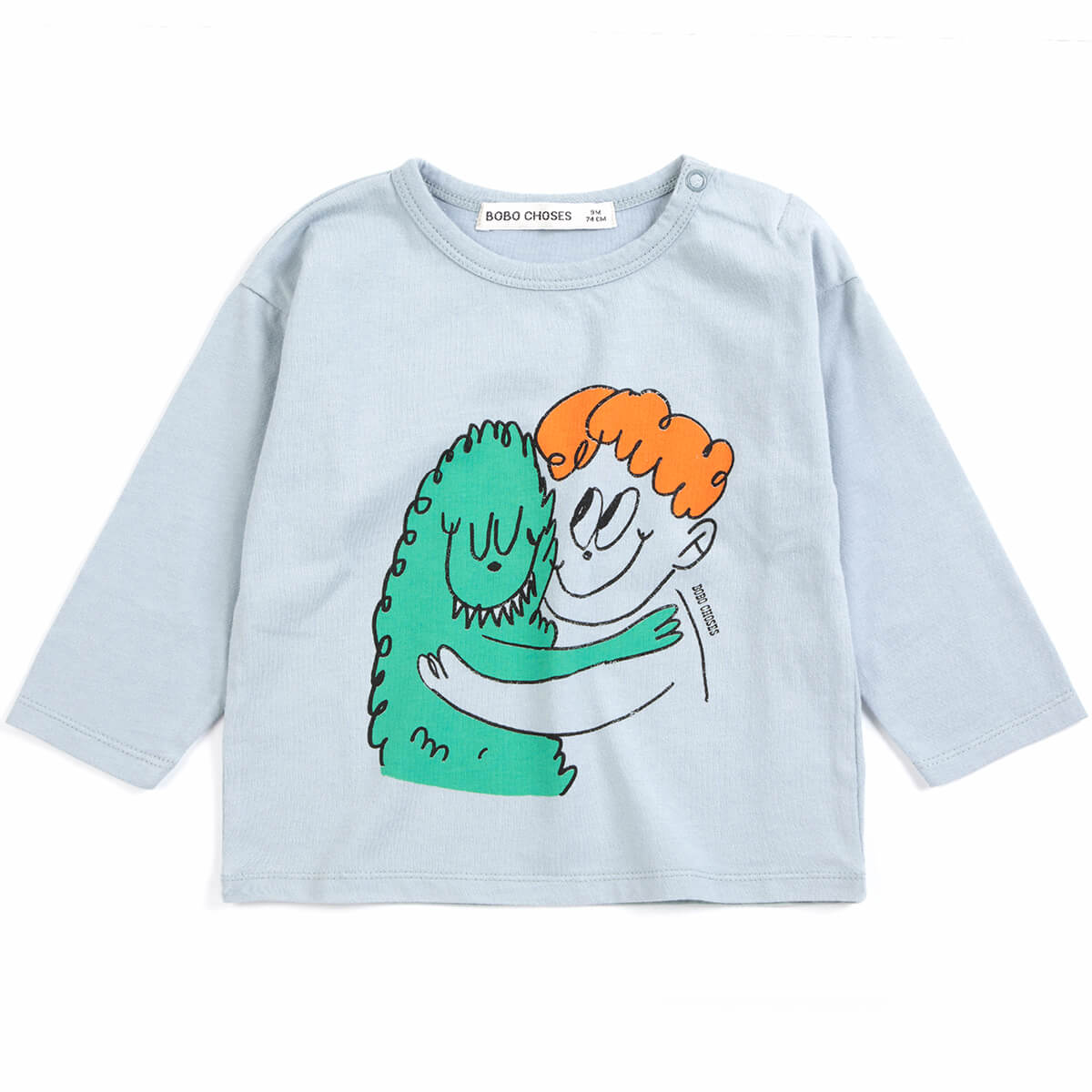 Hug Hairy Monster Baby T-Shirt by Bobo Choses
