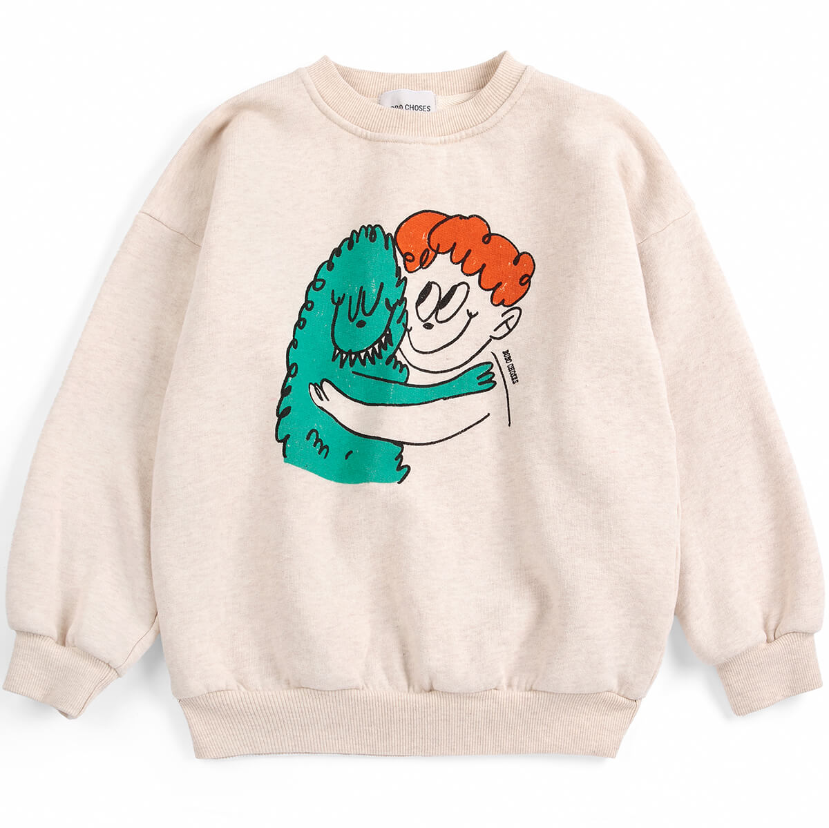 Hug Hairy Monster Sweatshirt by Bobo Choses