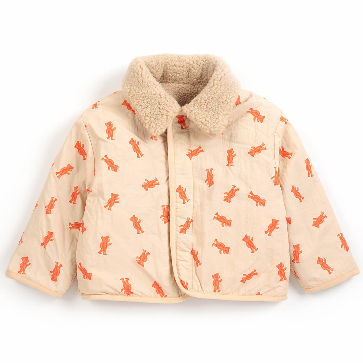 Softpaw Monster Sheepskin Reversible Baby Jacket by Bobo Choses