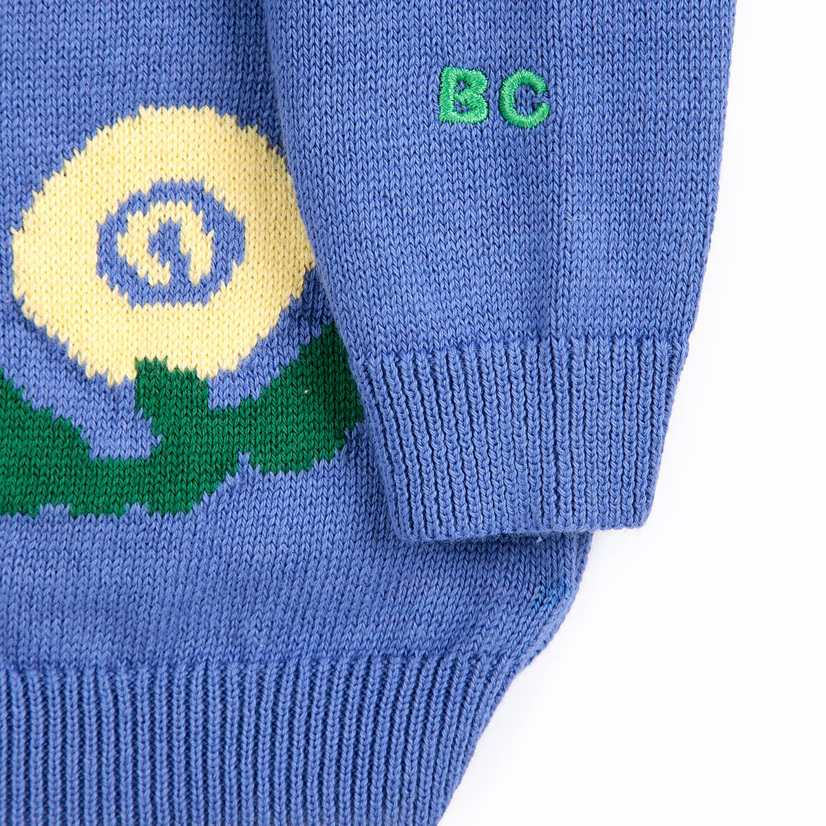 Stamp Bloom Baby Cardigan by Bobo Choses