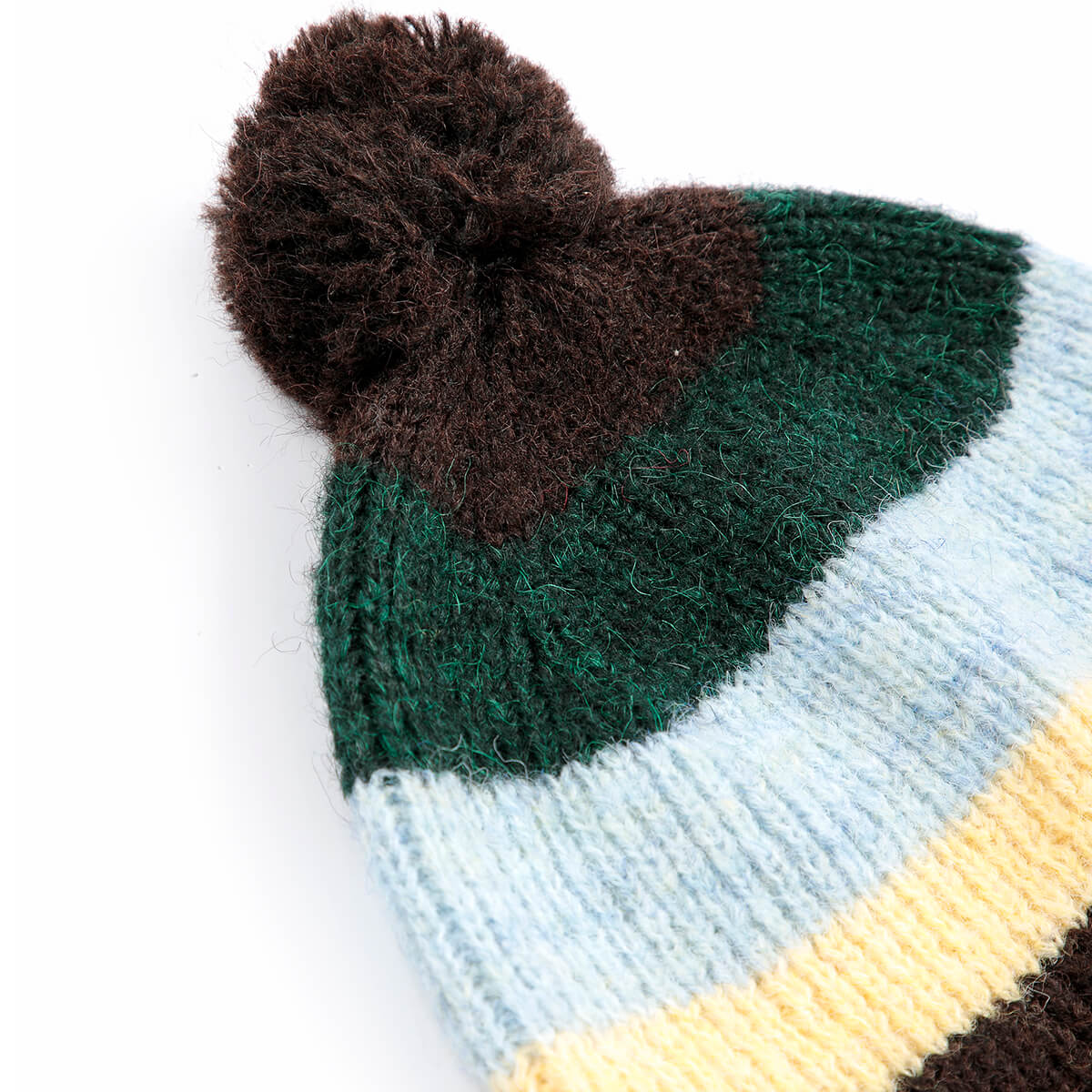 Striped Knitted Baby Beanie by Bobo Choses
