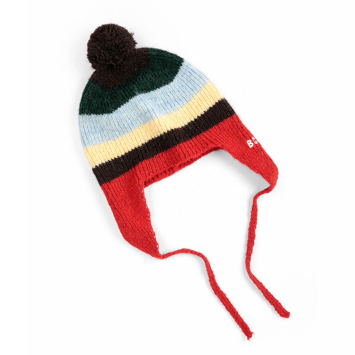 Striped Knitted Baby Beanie by Bobo Choses