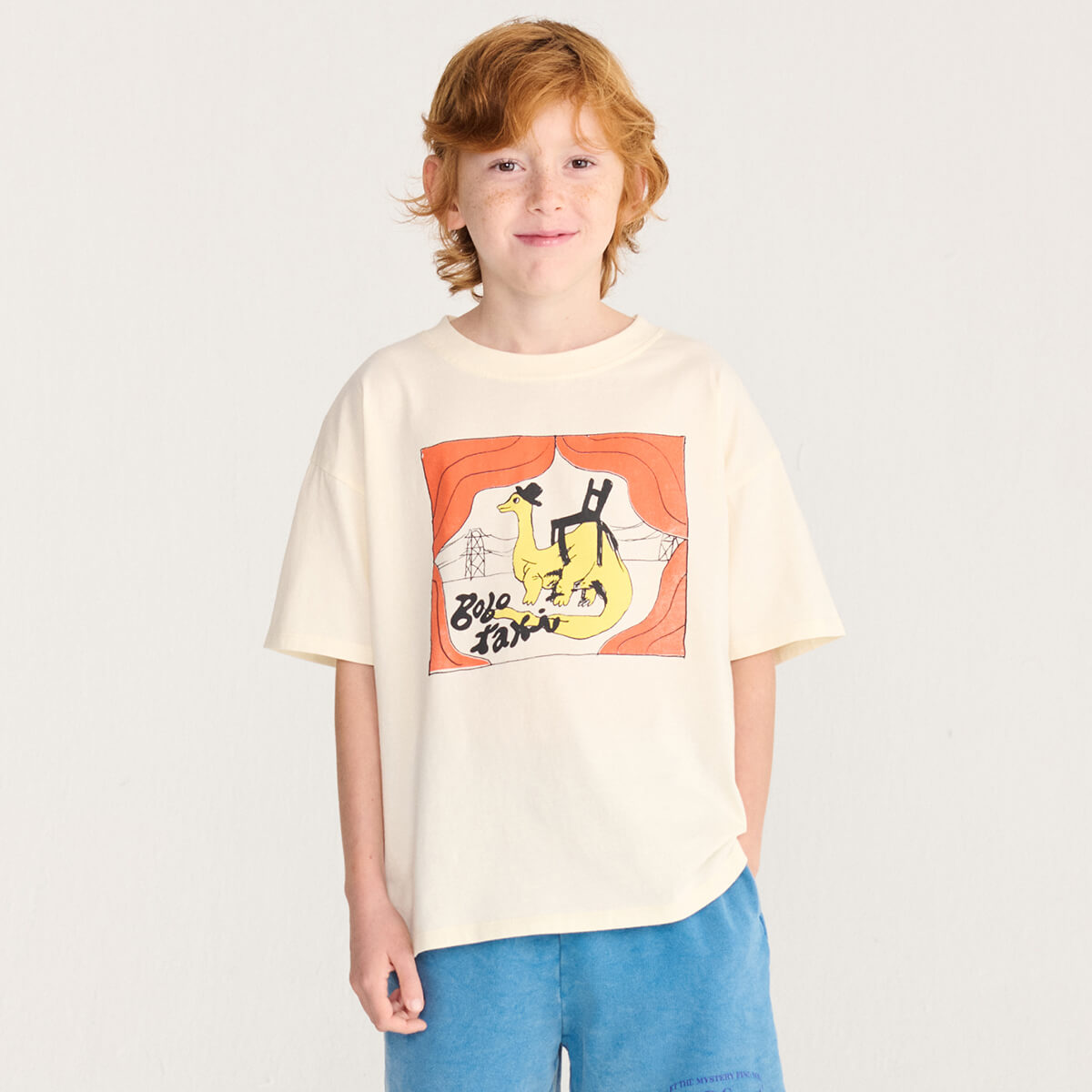 Taxi Saurus T-Shirt by Bobo Choses