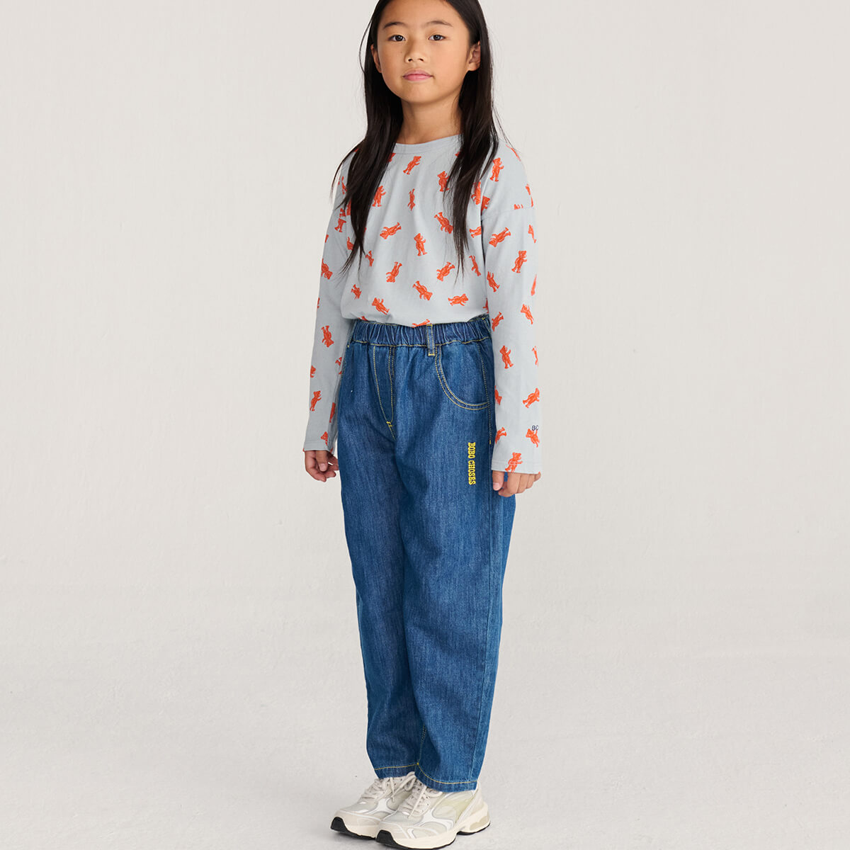 Taxi Saurus Tag Denim Pants by Bobo Choses