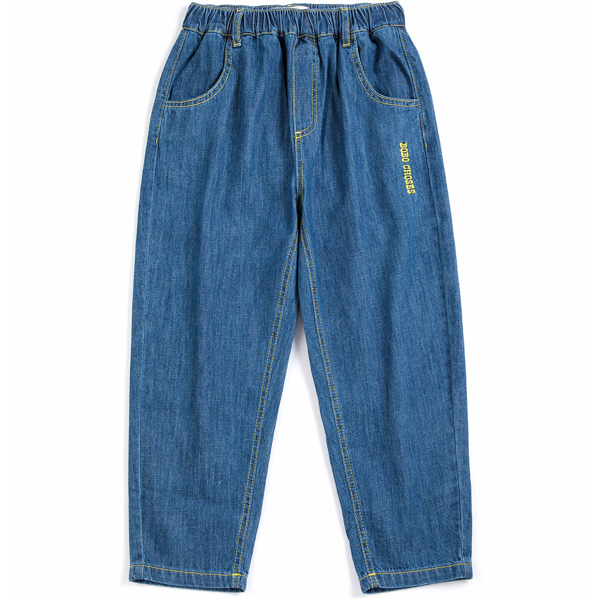 Taxi Saurus Tag Denim Pants by Bobo Choses
