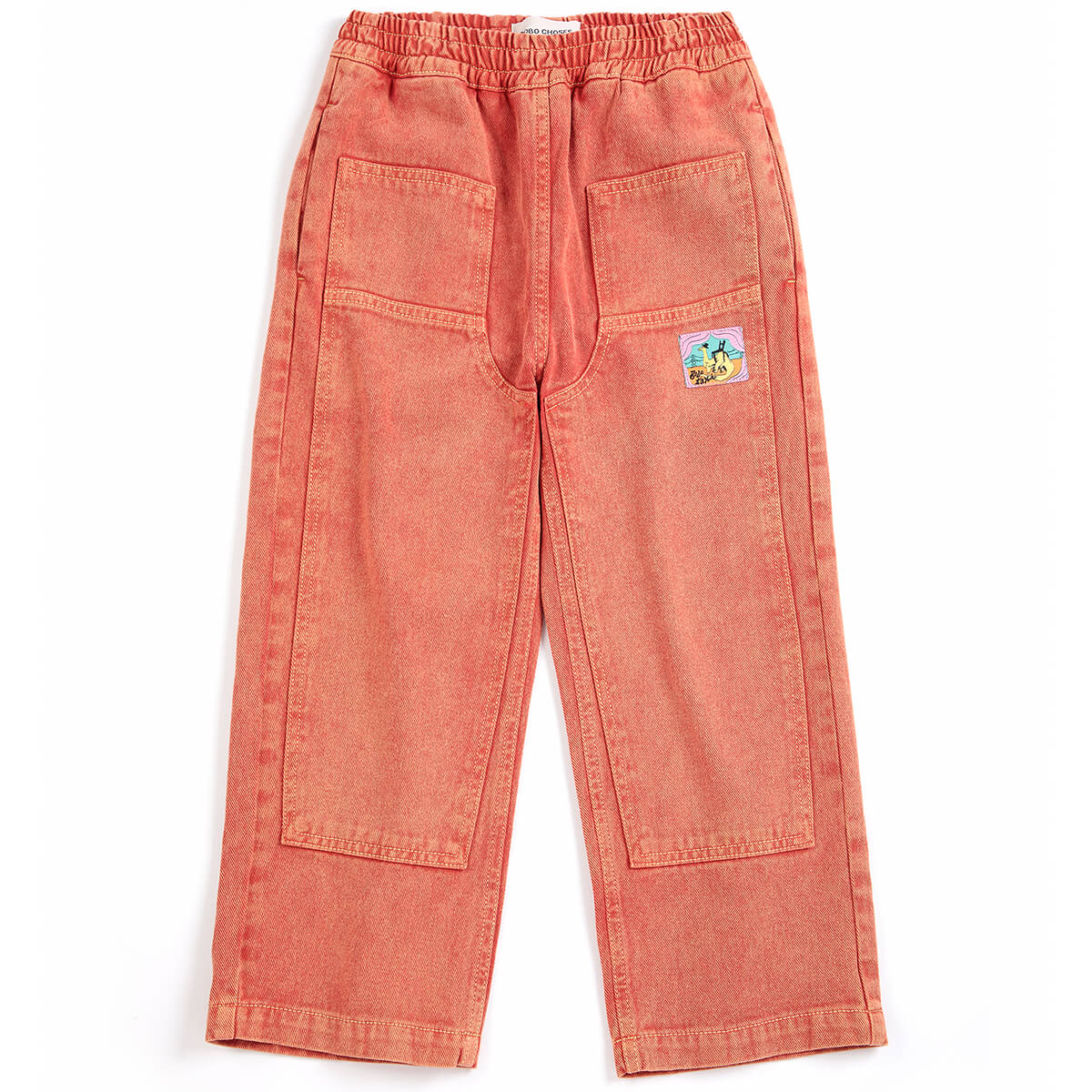 Taxi Saurus Tag Twill Pants by Bobo Choses