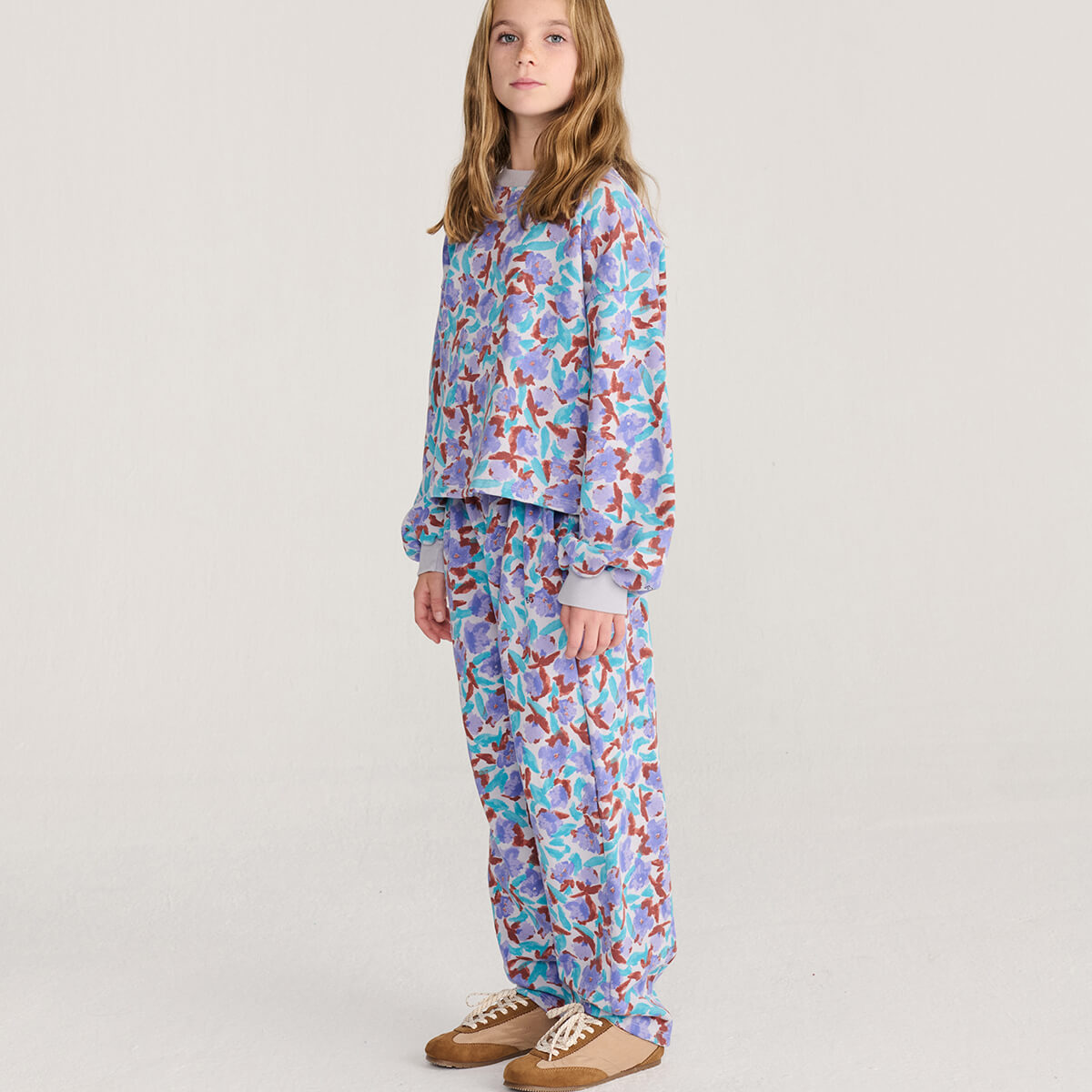 Watercolor All Over Cocoon Jogging Pants by Bobo Choses