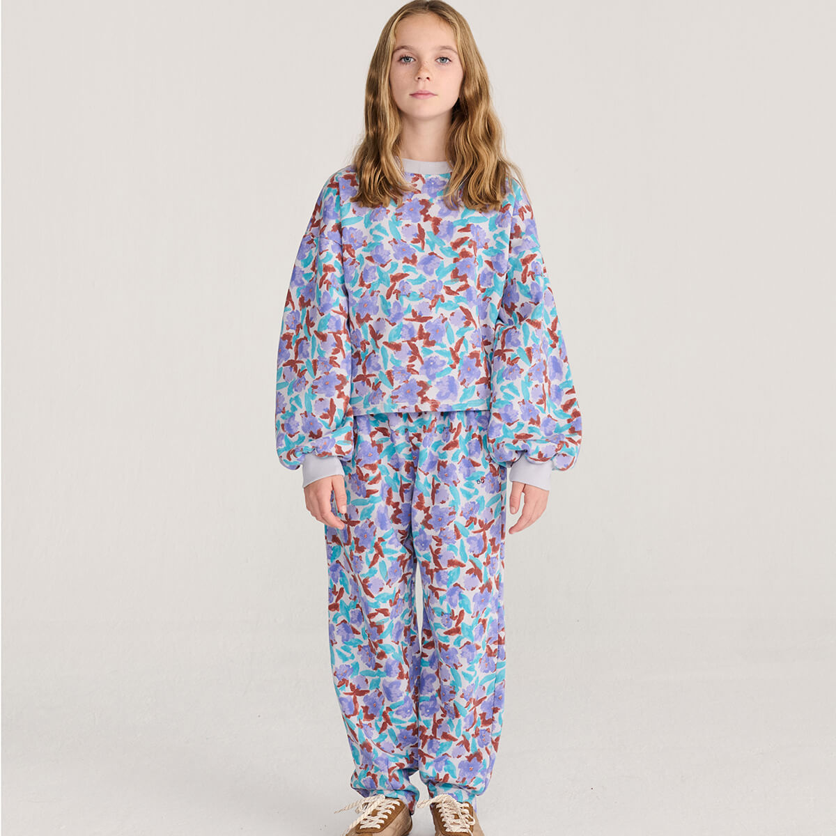 Watercolor All Over Cocoon Jogging Pants by Bobo Choses