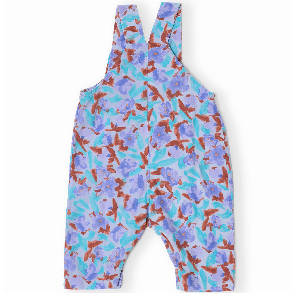 Watercolor All Over Corduroy Baby Overall by Bobo Choses
