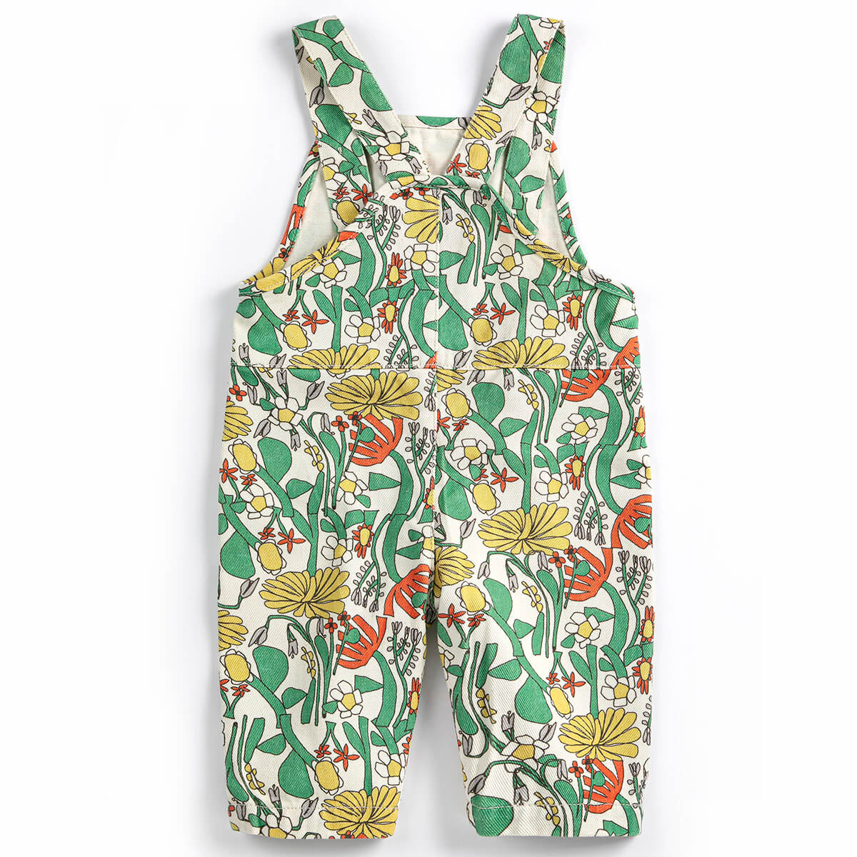 Color Herbalist All Over Baby Dungaree by Bobo Choses