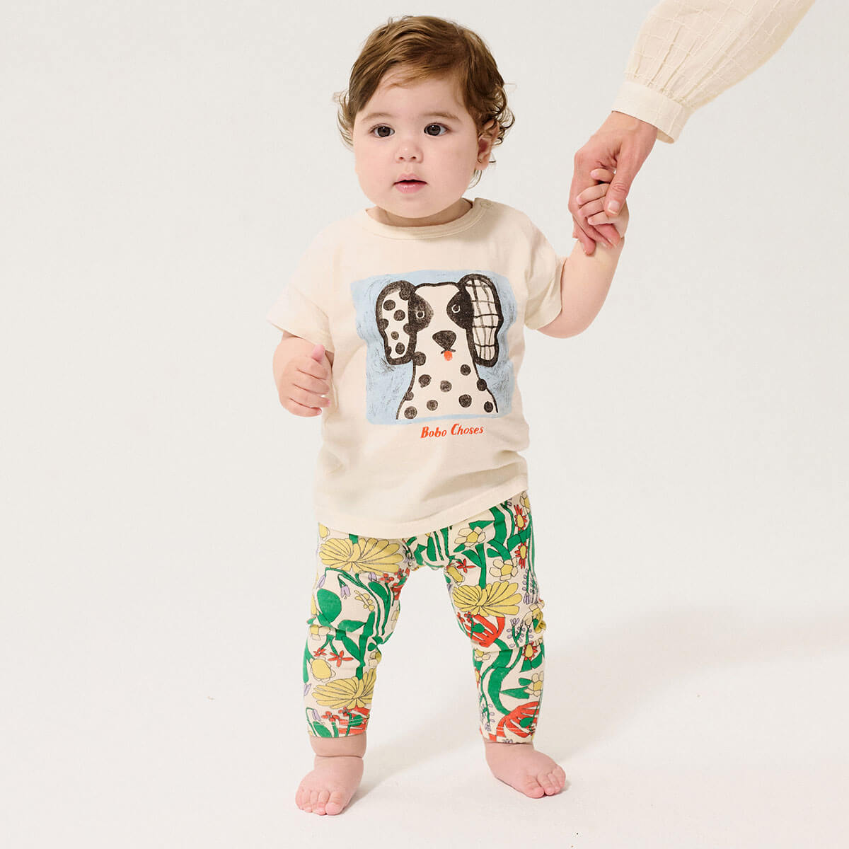 Color Herbalist All Over Baby Leggings by Bobo Choses