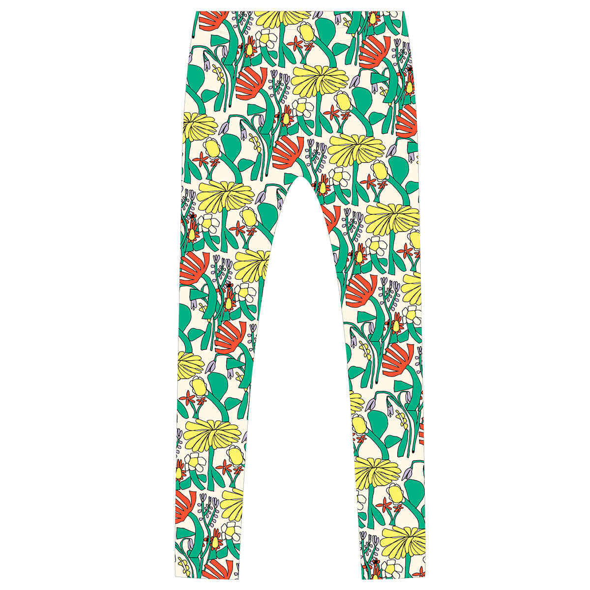 Color Herbalist All Over Leggings by Bobo Choses