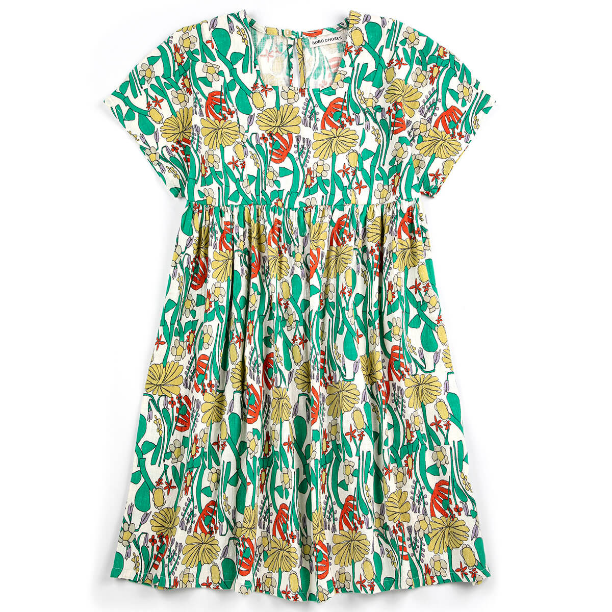 Color Herbalist All Over Woven Dress by Bobo Choses
