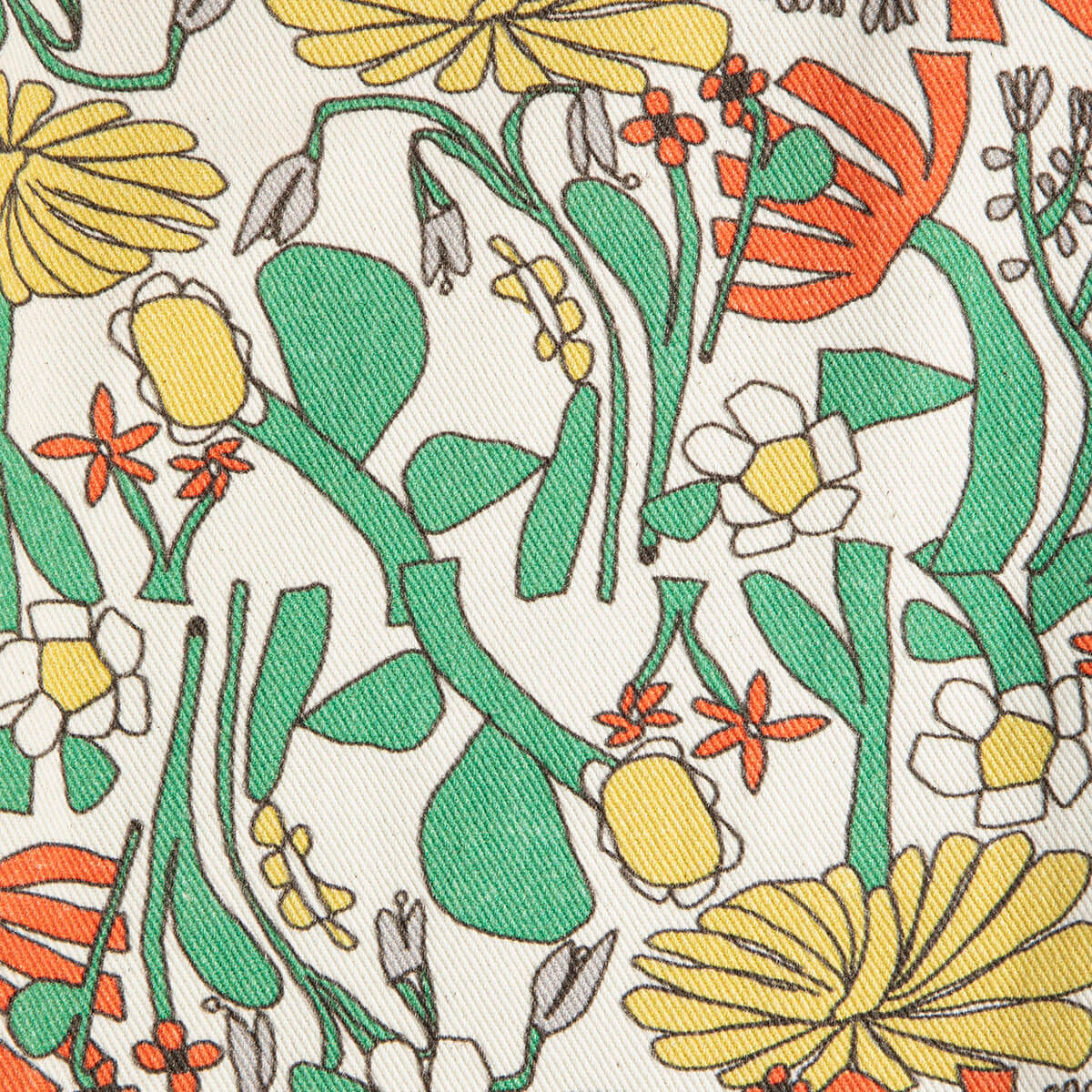 Color Herbalist All Over Woven Dungaree by Bobo Choses