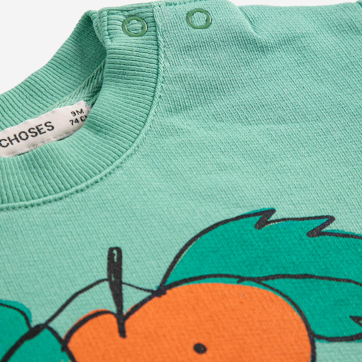 Tangerine Baby Sweatshirt by Bobo Choses