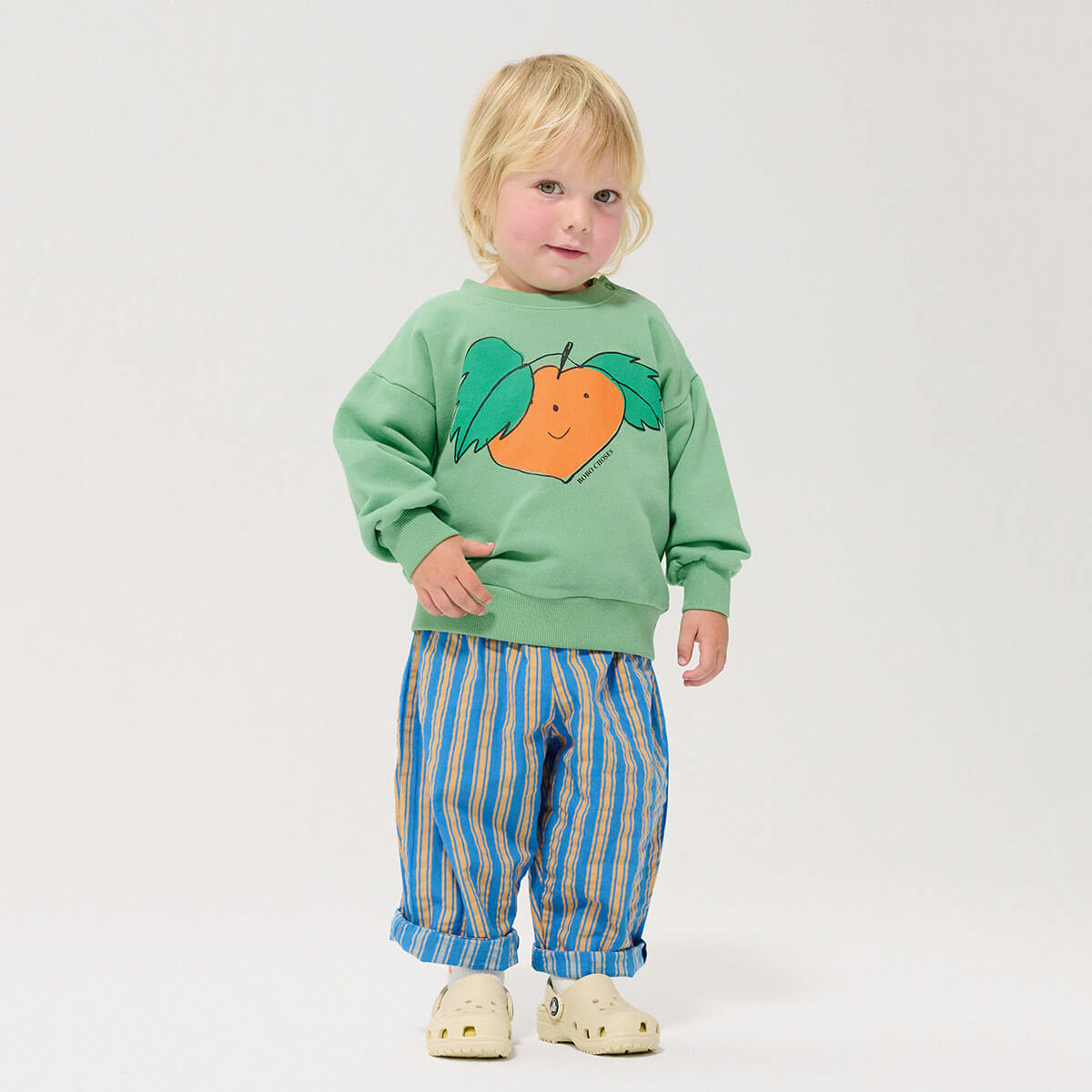 Tangerine Baby Sweatshirt by Bobo Choses