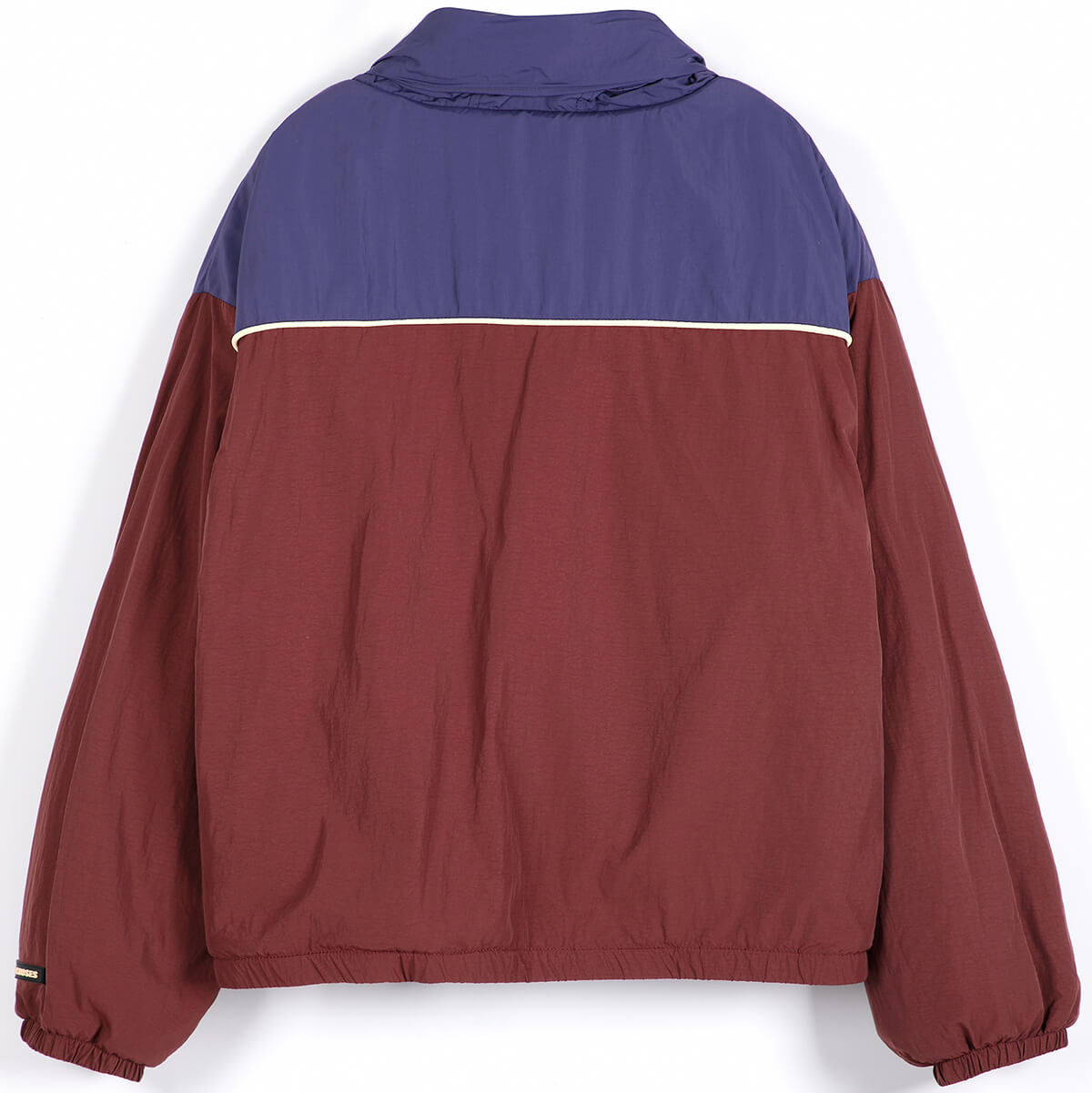 Color Block Nylon Sherpa Puffer in Multi by Bobo Choses Womenswear