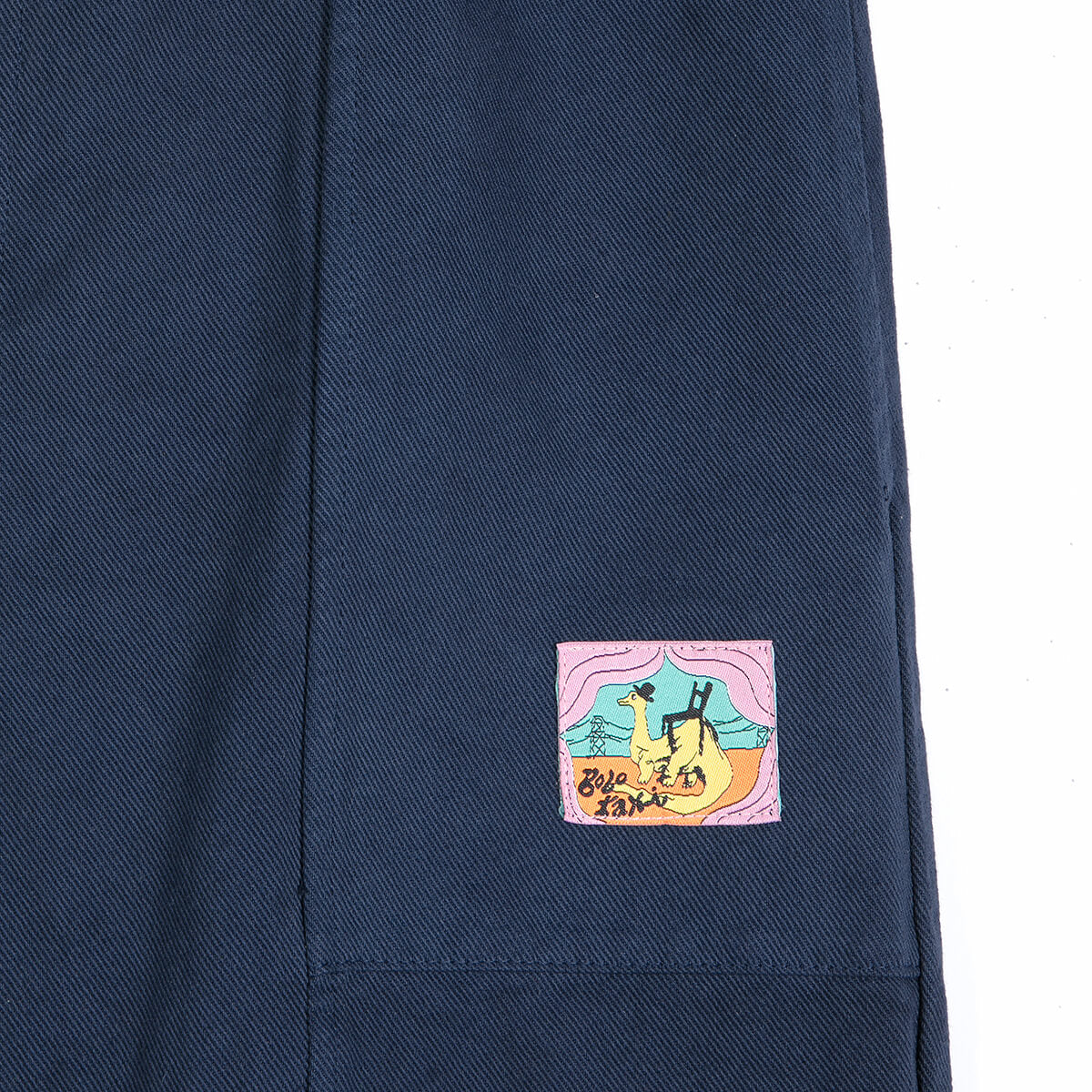 Cocoon Pants in Dark Blue by Bobo Choses Womenswear