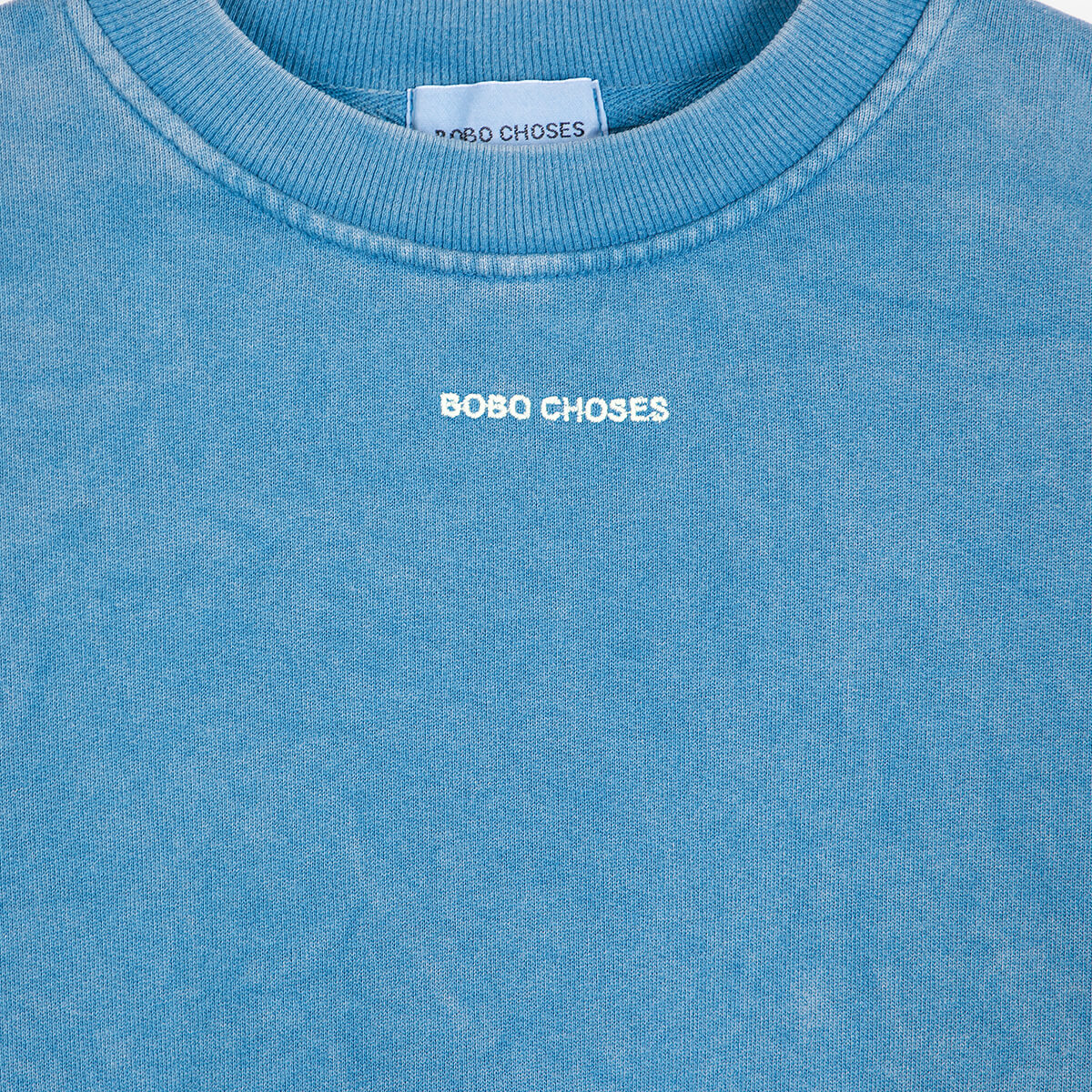 Ease Sweatshirt in Bright Blue by Bobo Choses Womenswear