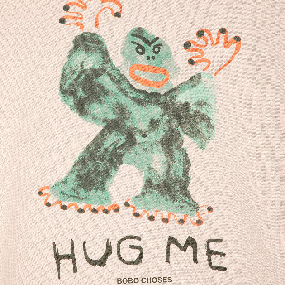 Hug Me Sweatshirt in Beige by Bobo Choses Womenswear