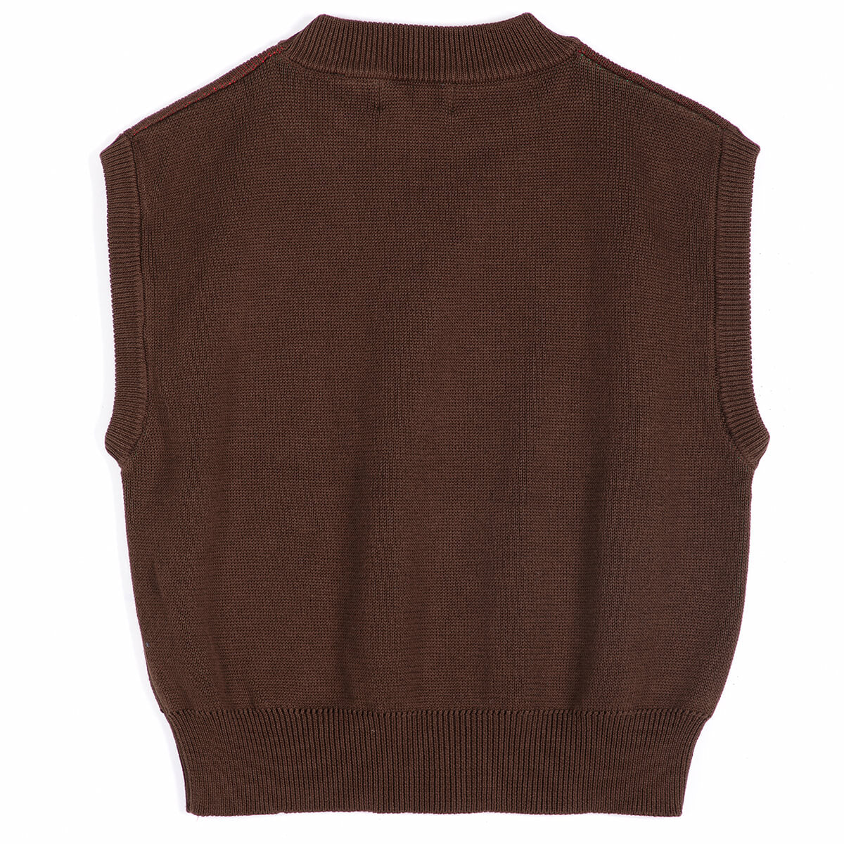 Plant Seal Vest in Dark Brown by Bobo Choses Womenswear