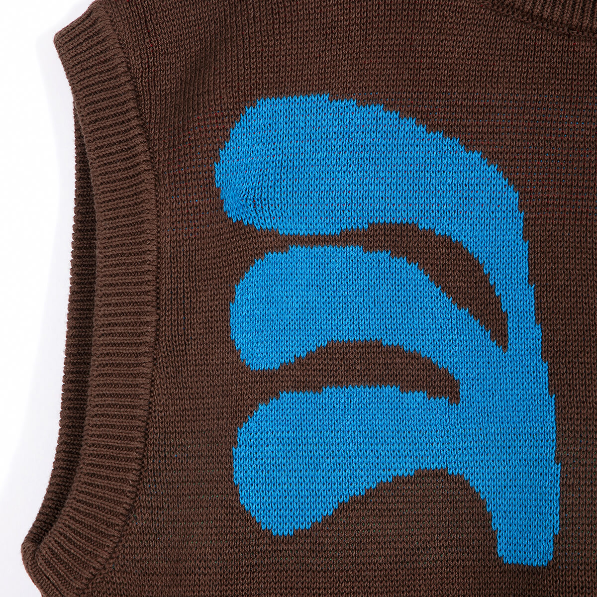 Plant Seal Vest in Dark Brown by Bobo Choses Womenswear