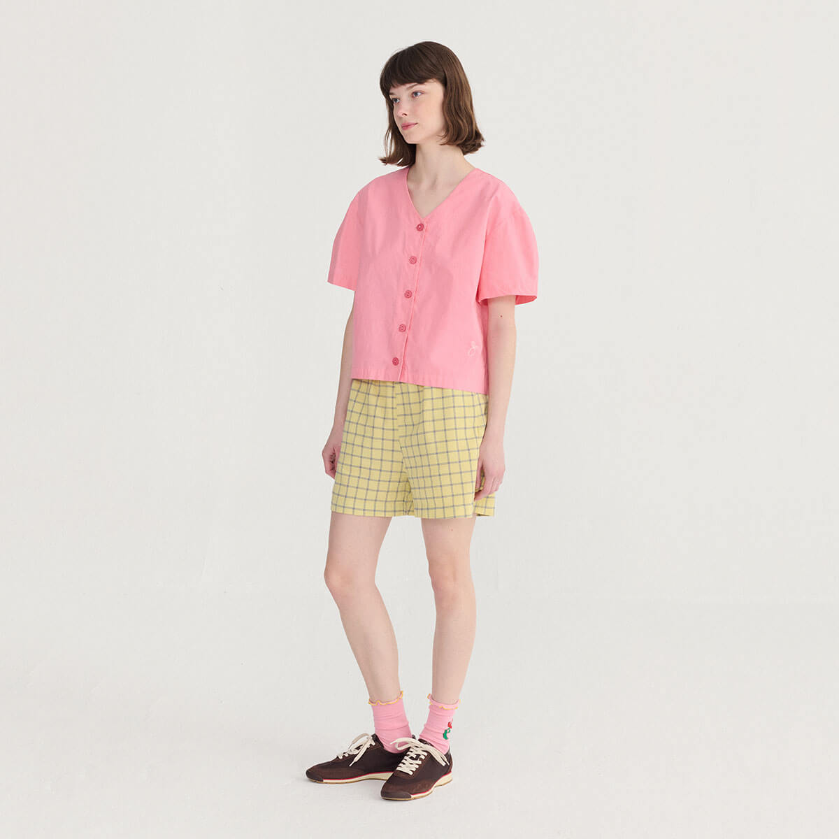 Paper Touch Cropped Blouse by Bobo Choses Womenswear