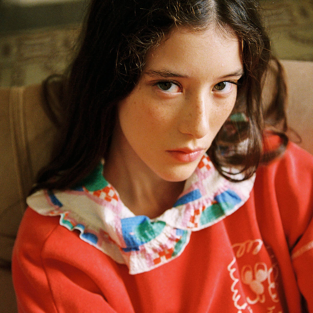Simple Pear Collar Shirt by Bobo Choses Womenswear
