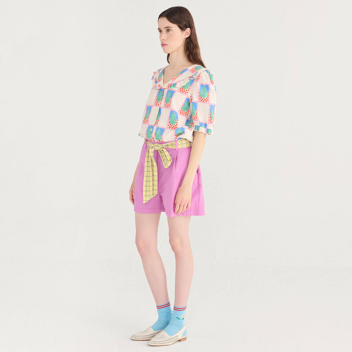 Simple Pear Collar Shirt by Bobo Choses Womenswear