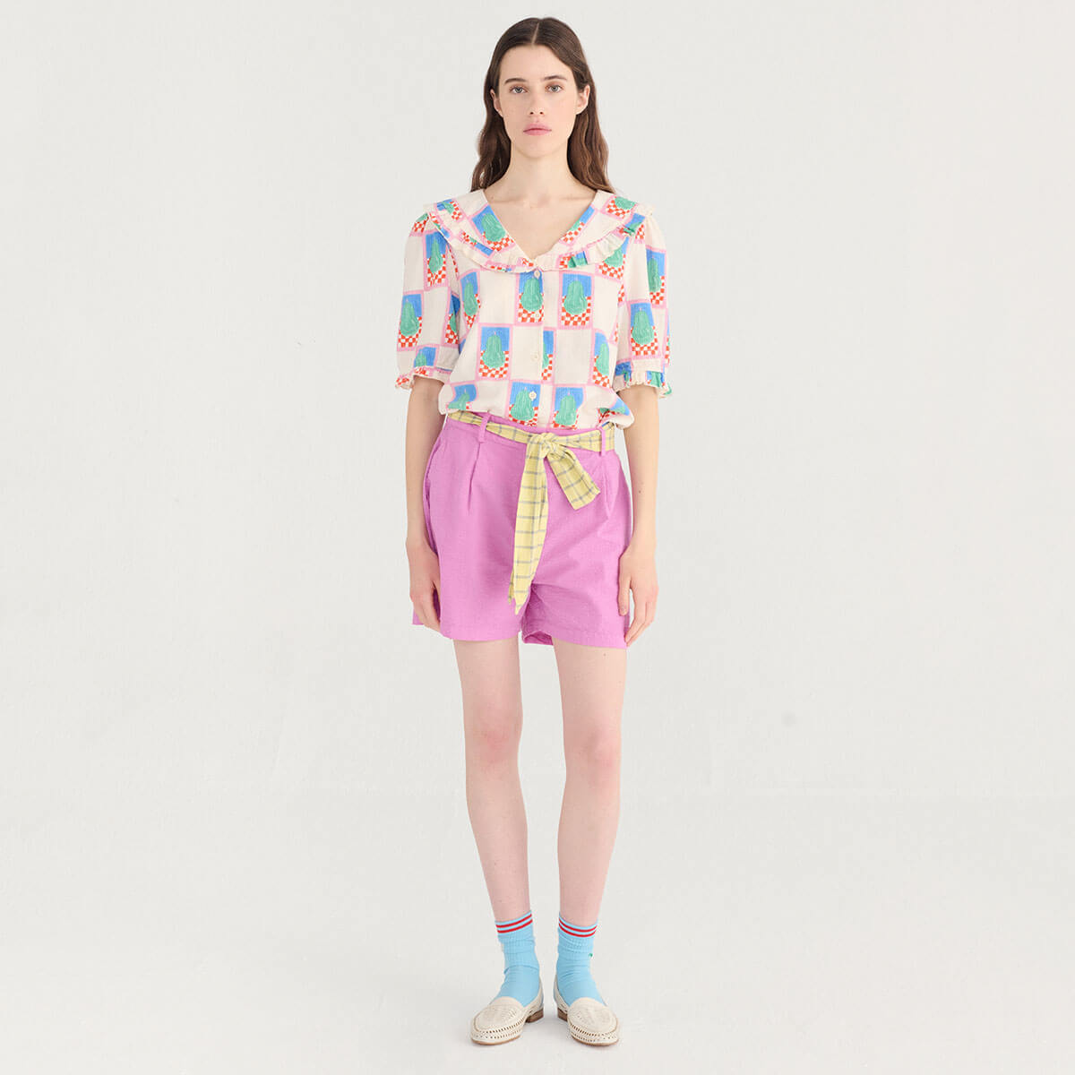 Simple Pear Collar Shirt by Bobo Choses Womenswear