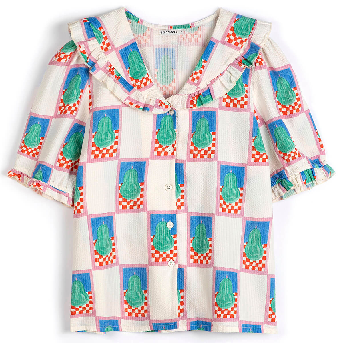 Simple Pear Collar Shirt by Bobo Choses Womenswear
