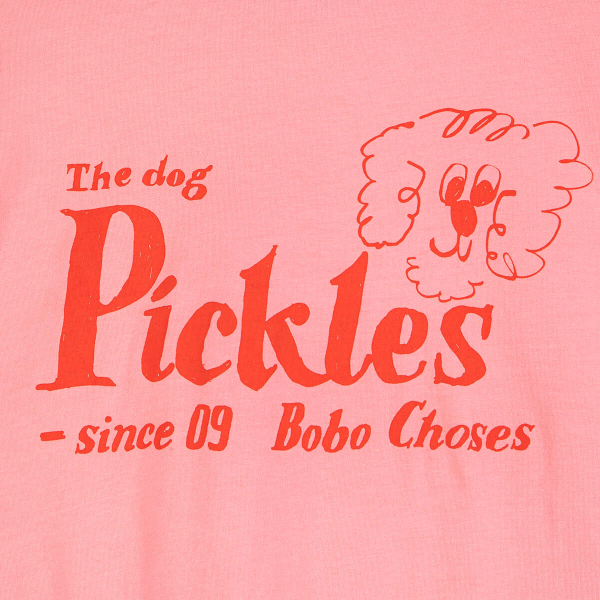 The Dog Pickles Fitted T-Shirt by Bobo Choses Womenswear