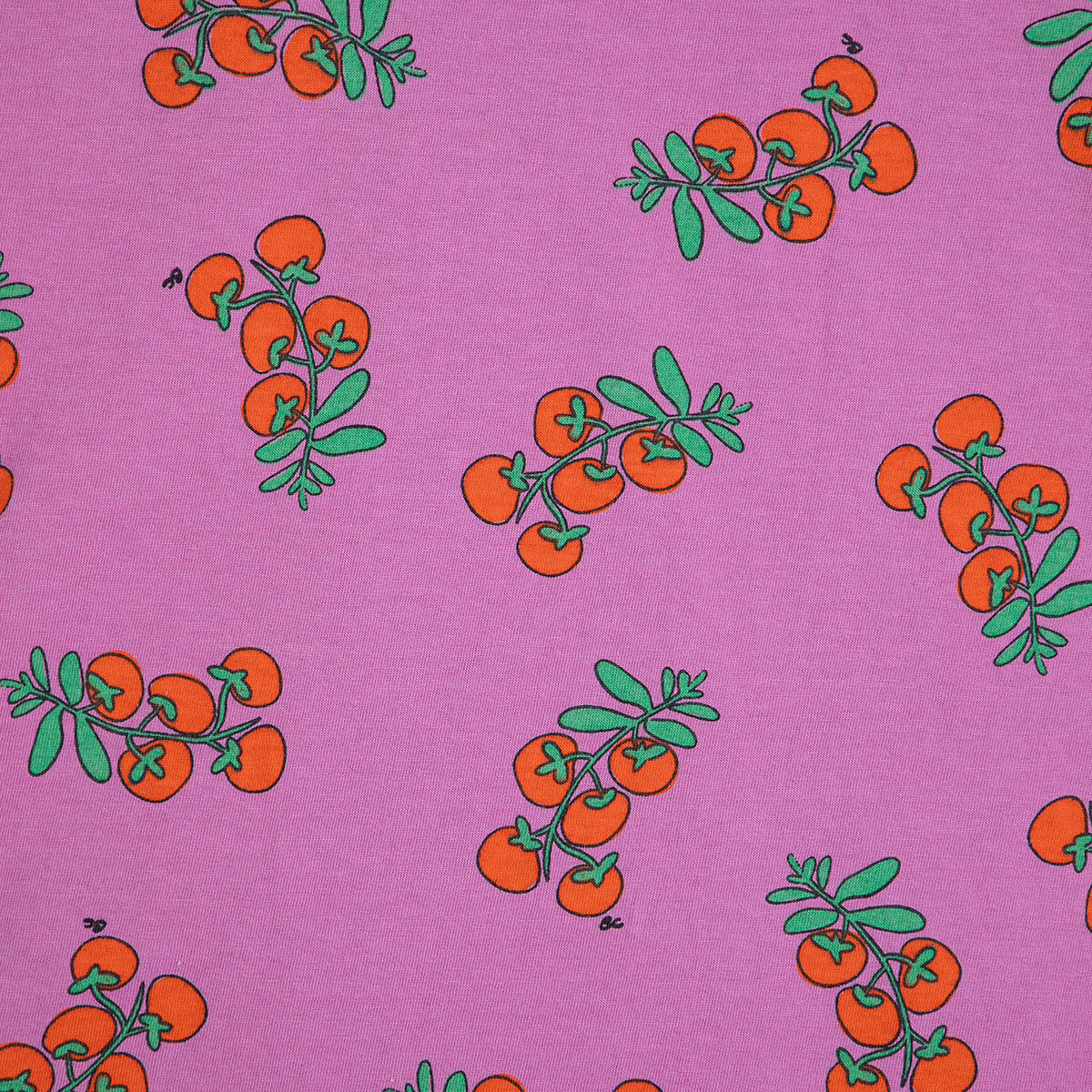 Tomatoes Print Fitted T-Shirt by Bobo Choses Womenswear