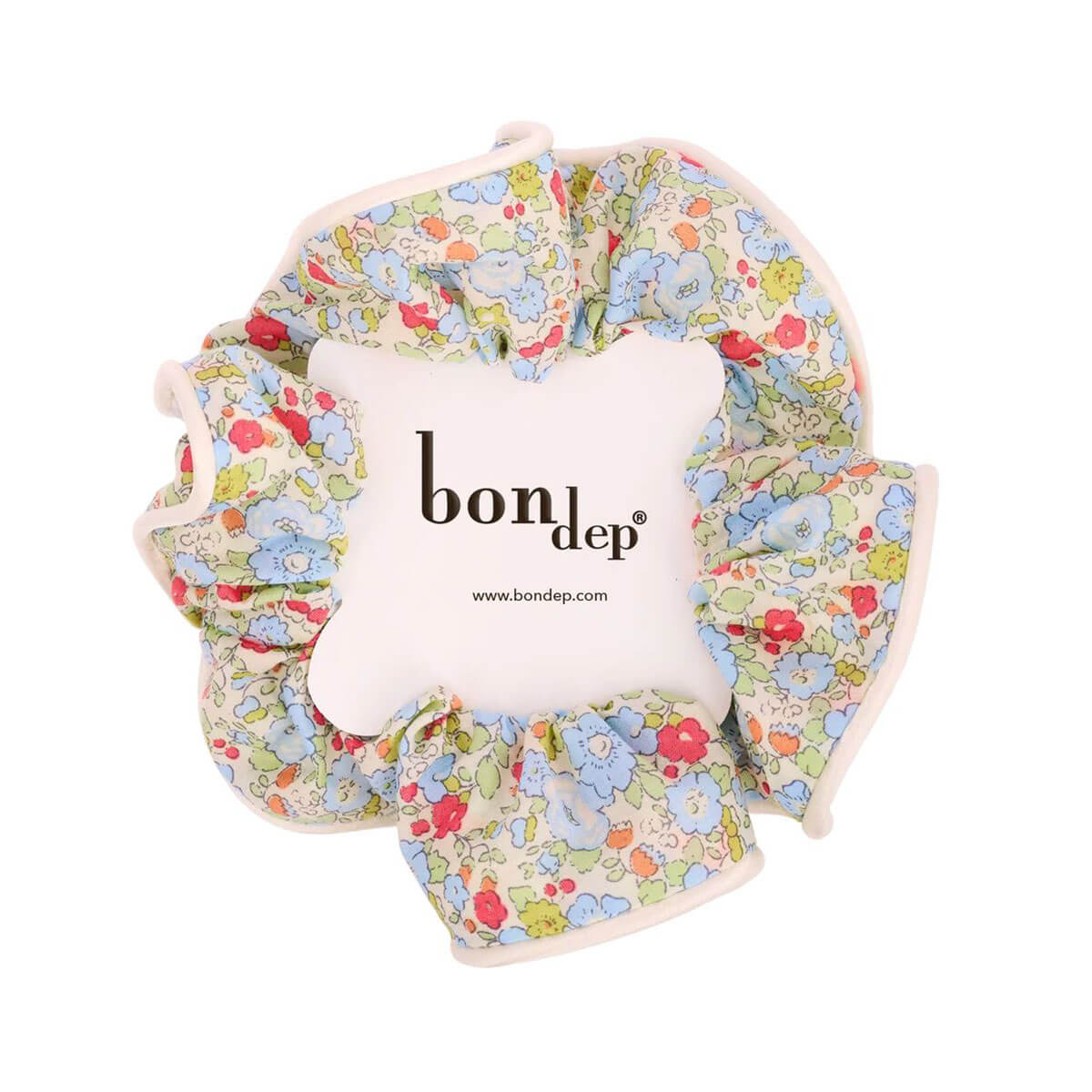 Liberty Hair Scrunchie in Betsy Ann Light Blue by Bon Dep