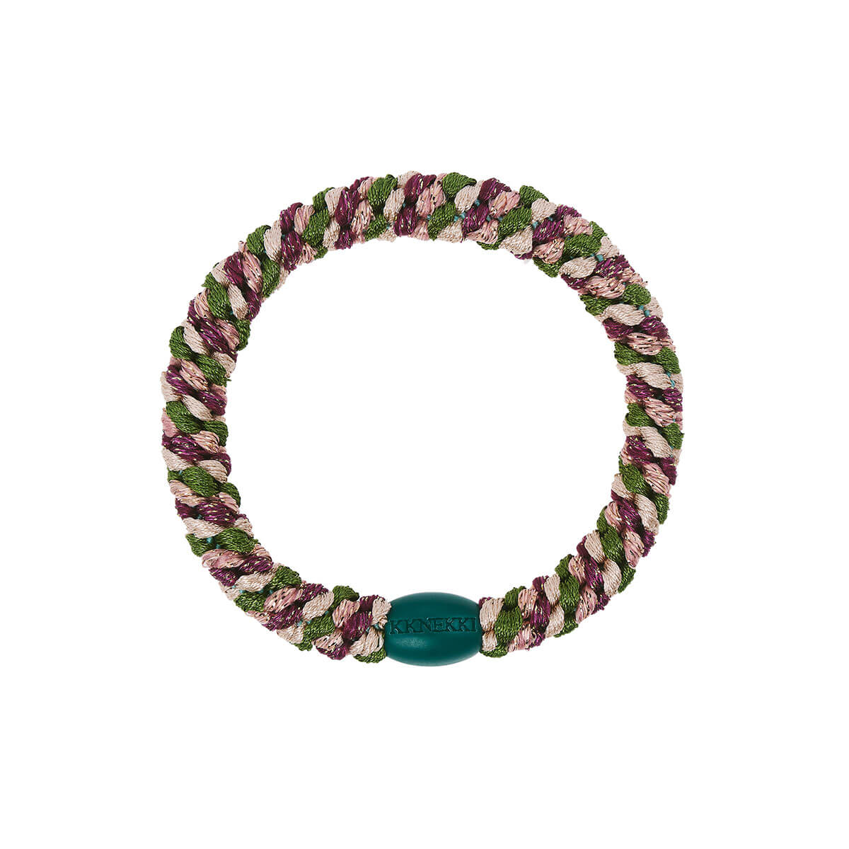 Kknekki Snag Free Hair Band in Army Grape Mix by Bon Dep