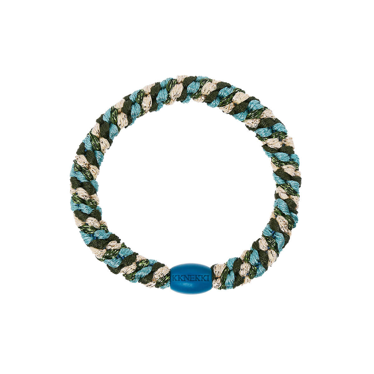 Kknekki Snag Free Hair Band in Army Teal Mix by Bon Dep