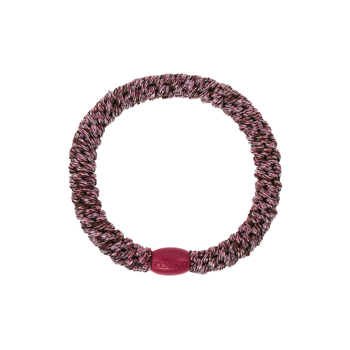 Kknekki Snag Free Hair Band in Rosewood Glitter by Bon Dep