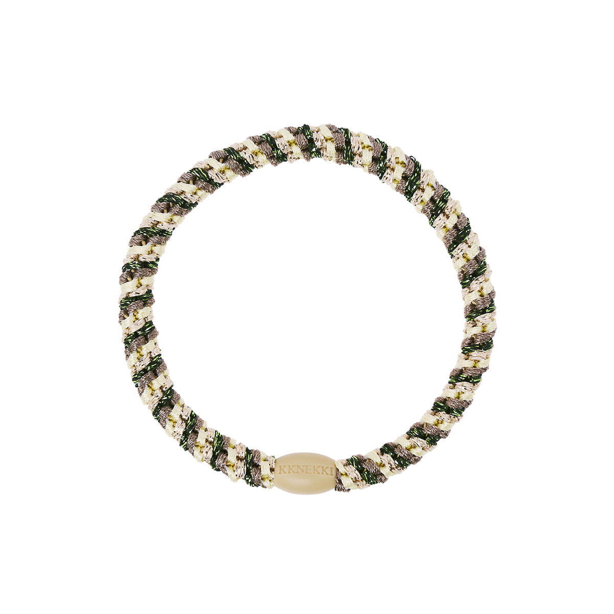 Kknekki Slim Hair Band in Army Yellow Mix by Bon Dep