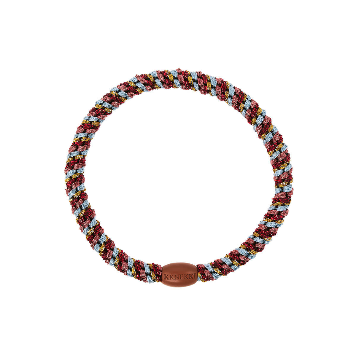 Kknekki Slim Hair Band in Bordeaux Curry by Bon Dep