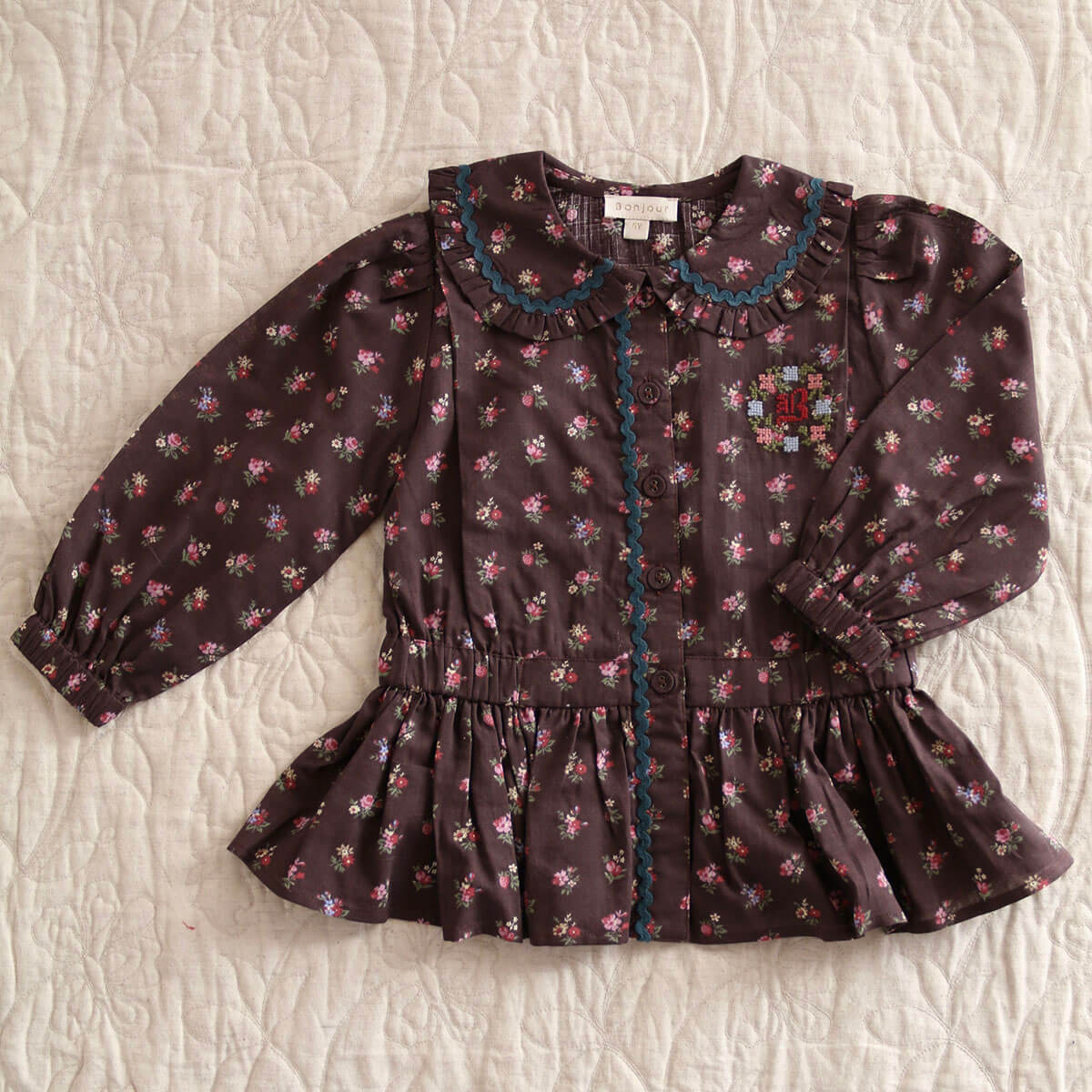 Blouse in Little Bouquet by Bonjour
