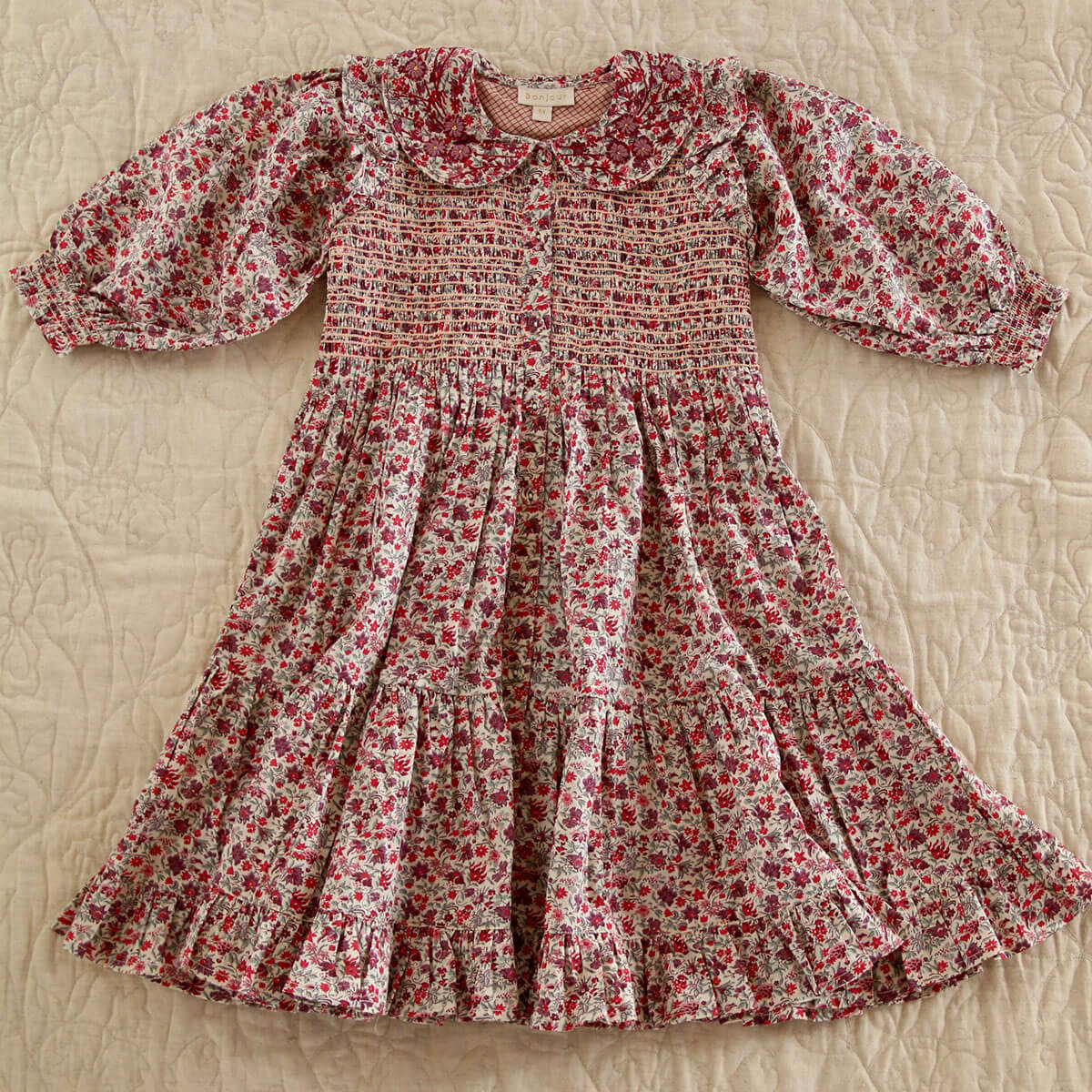 Long Dress in Flower Fields by Bonjour