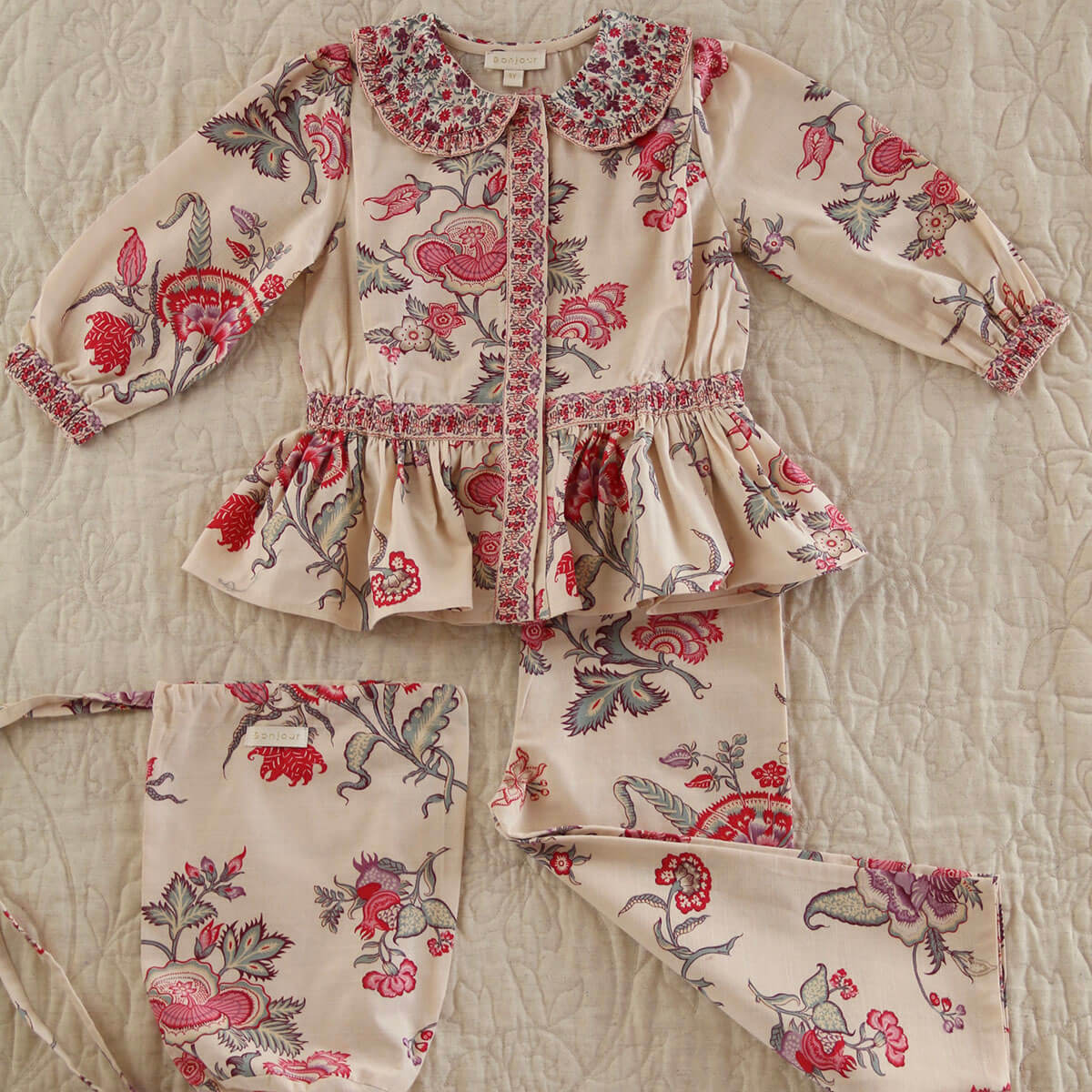 Pyjama Set in Vence Floral by Bonjour