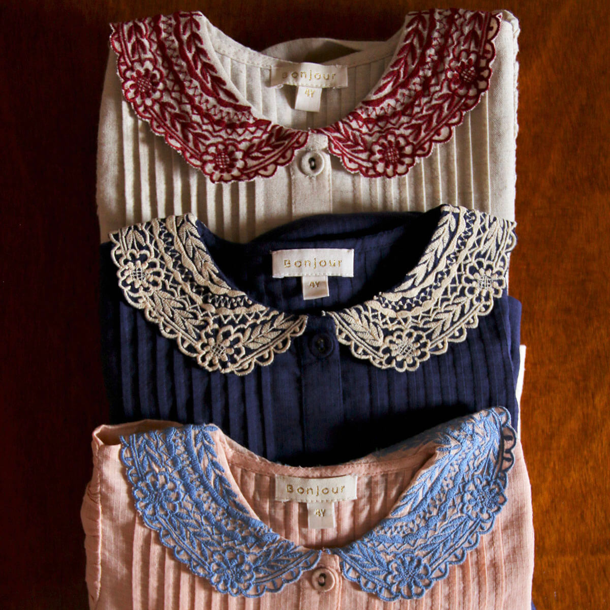 Long Blouse in Natural by Bonjour