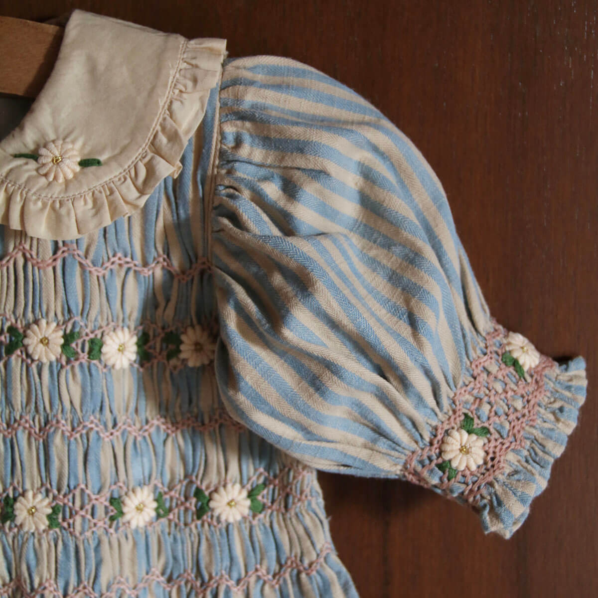 Romantic Tunique in Blue Transat Stripe by Bonjour
