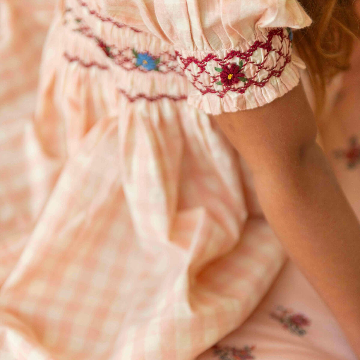 Romantic Tunique in Pink Vichy by Bonjour