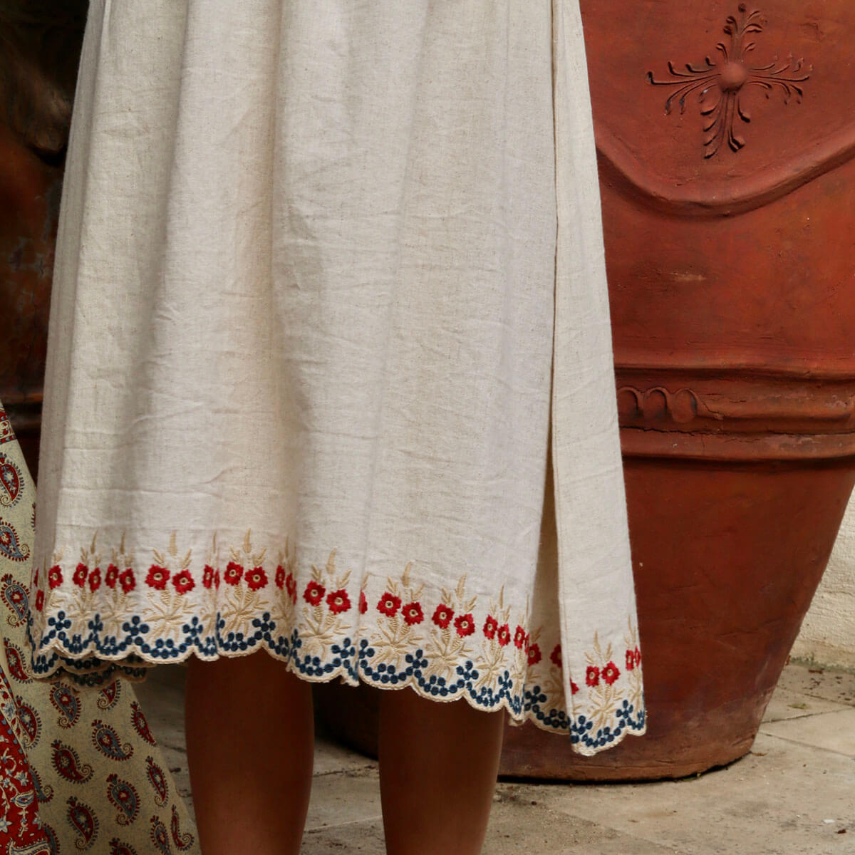 Skirt Dress in Natural by Bonjour