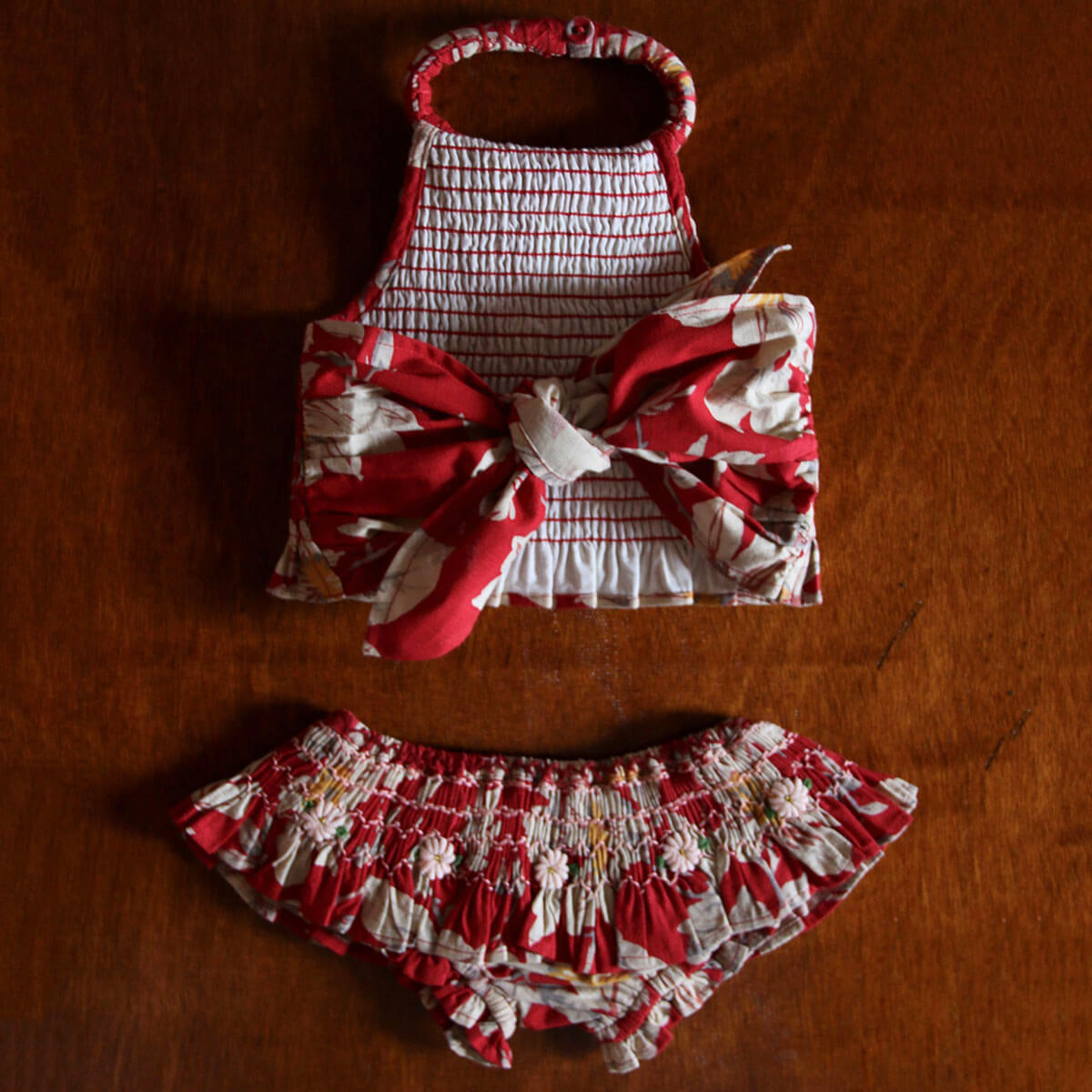 Swimsuit in Gaughin Print by Bonjour