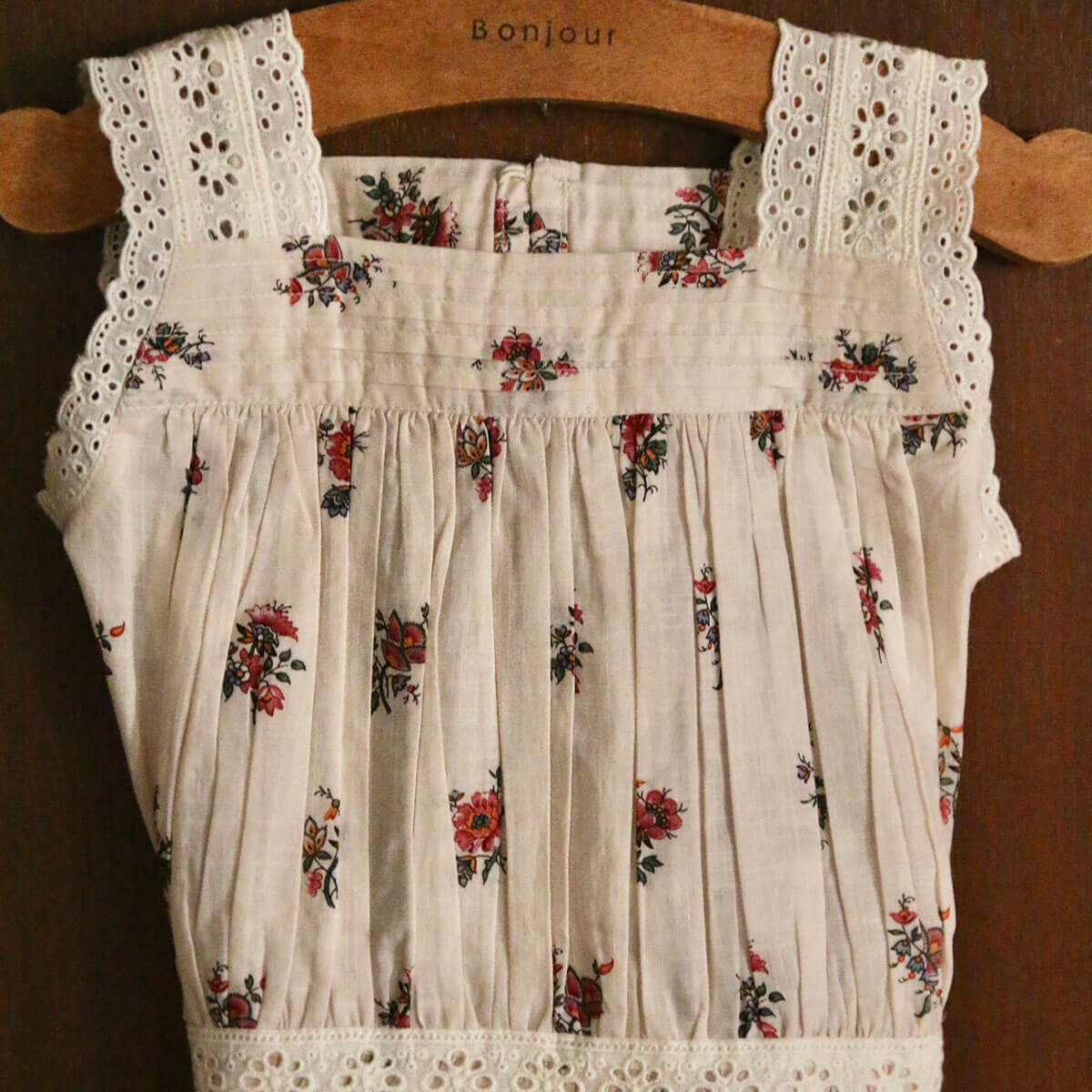 Top And Panty Set in Garden Flowers Print by Bonjour